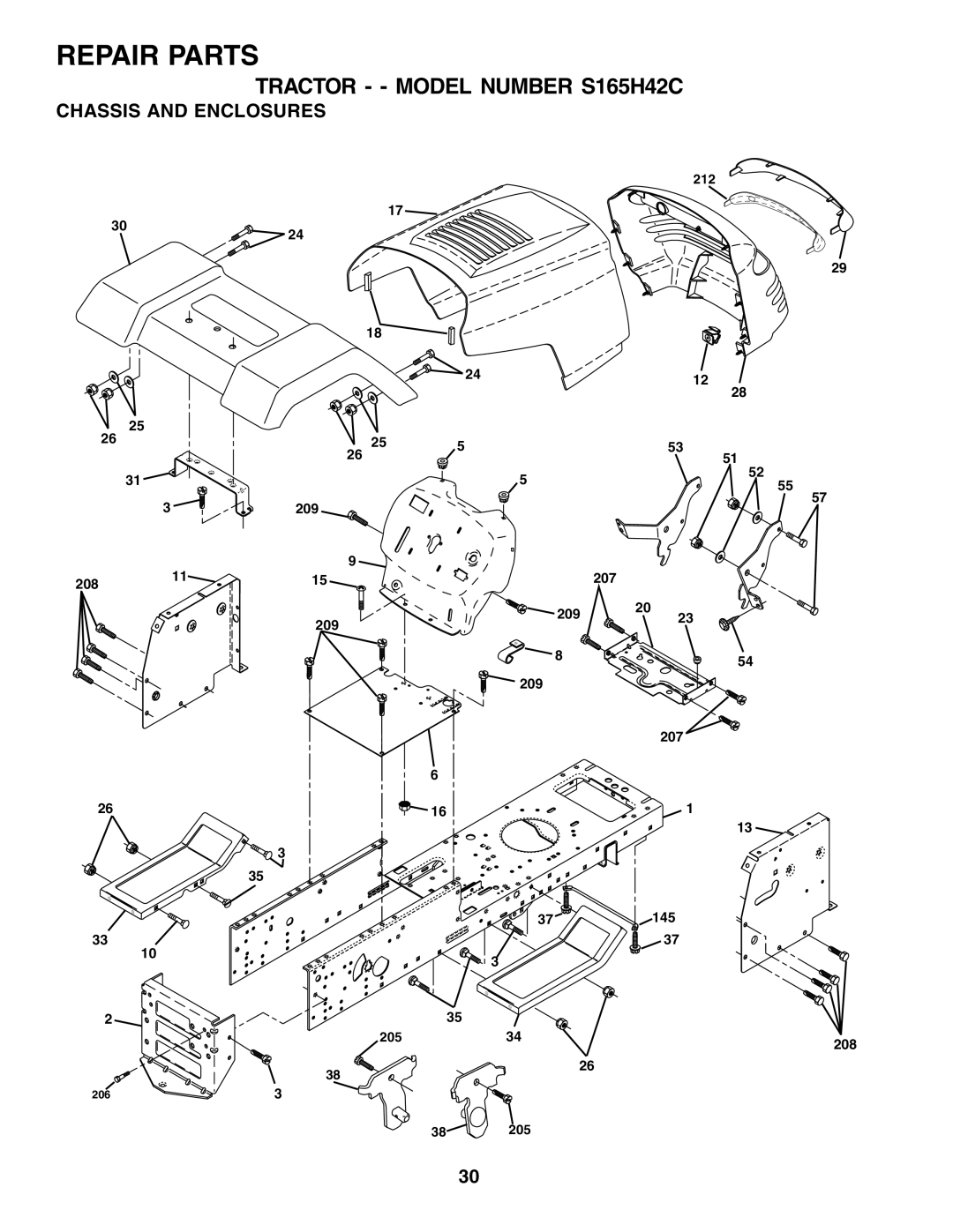 Weed Eater 178704 manual Chassis and Enclosures 