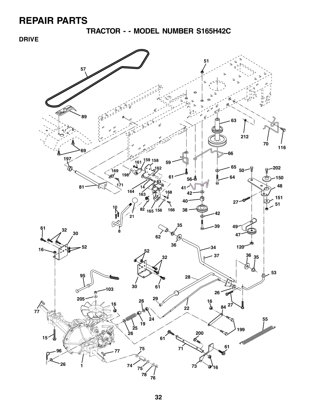 Weed Eater 178704 manual Drive 