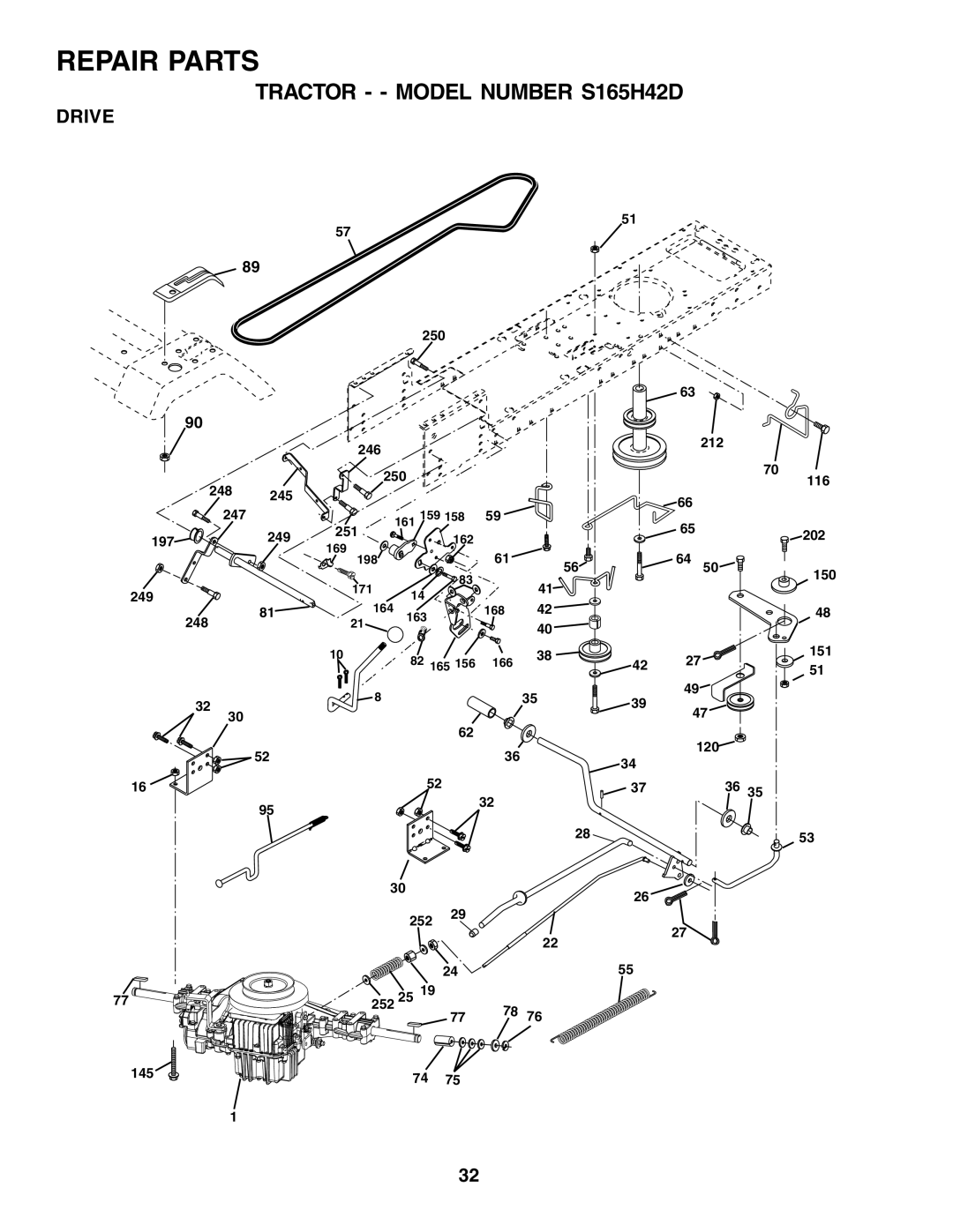 Weed Eater 179347 owner manual Drive 