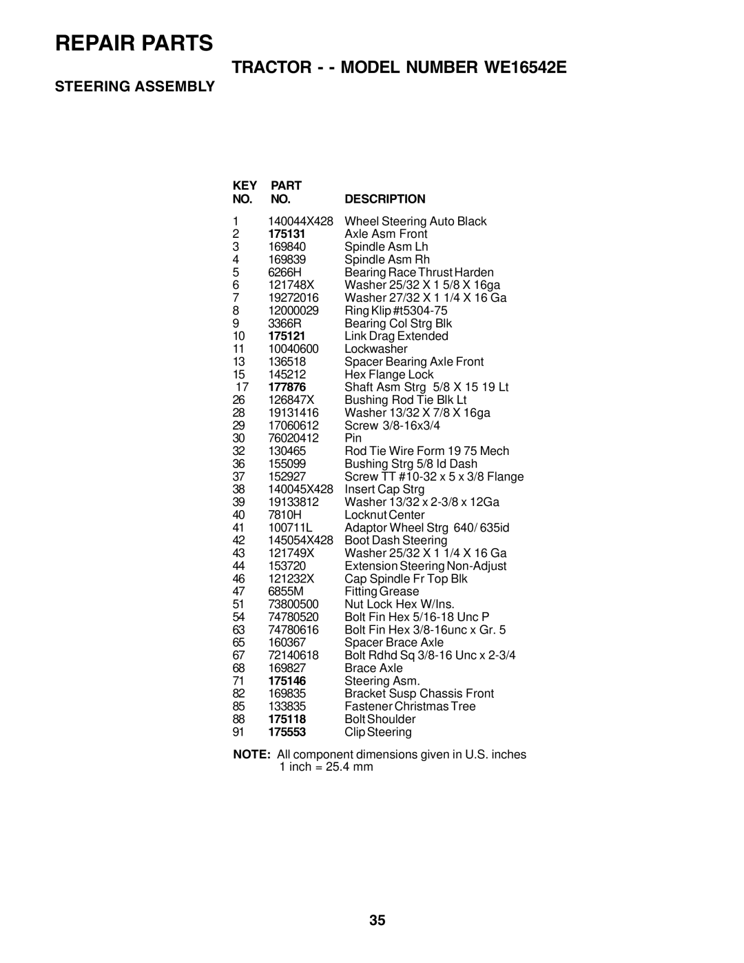 Weed Eater 180530 manual 175121, 177876, 175146, 175118, 175553 