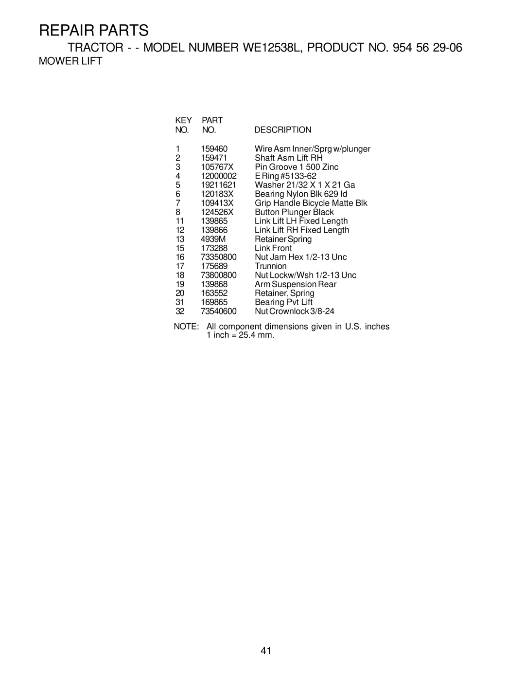 Weed Eater 183670 manual Wire Asm Inner/Sprg w/plunger 