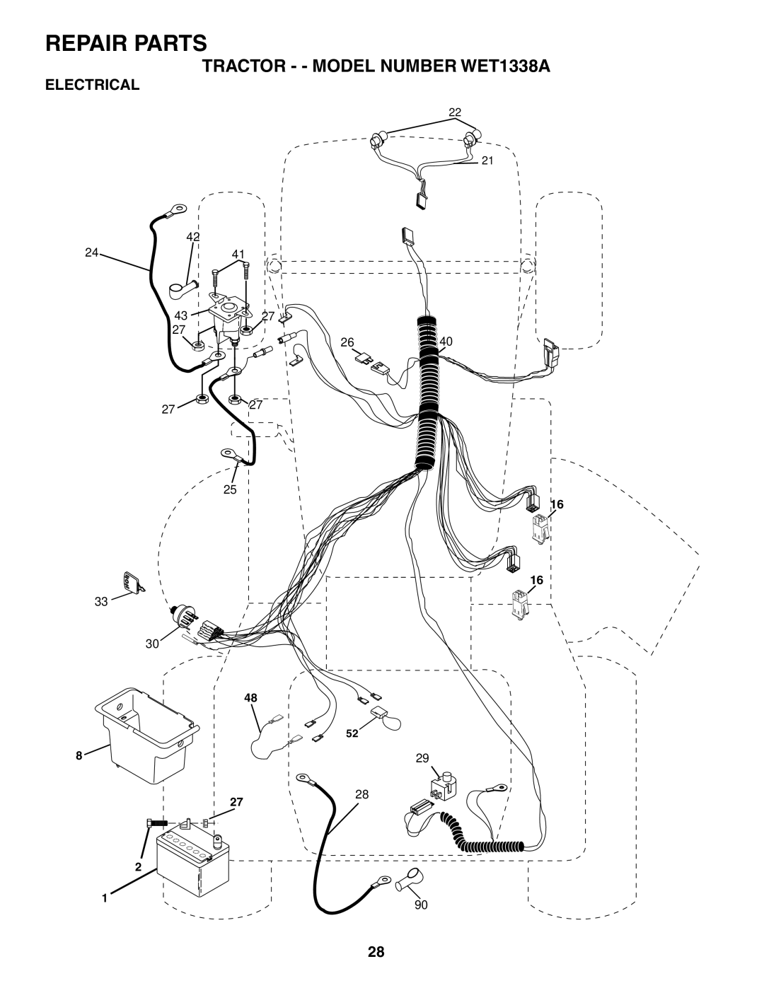 Weed Eater 186391 manual Electrical 