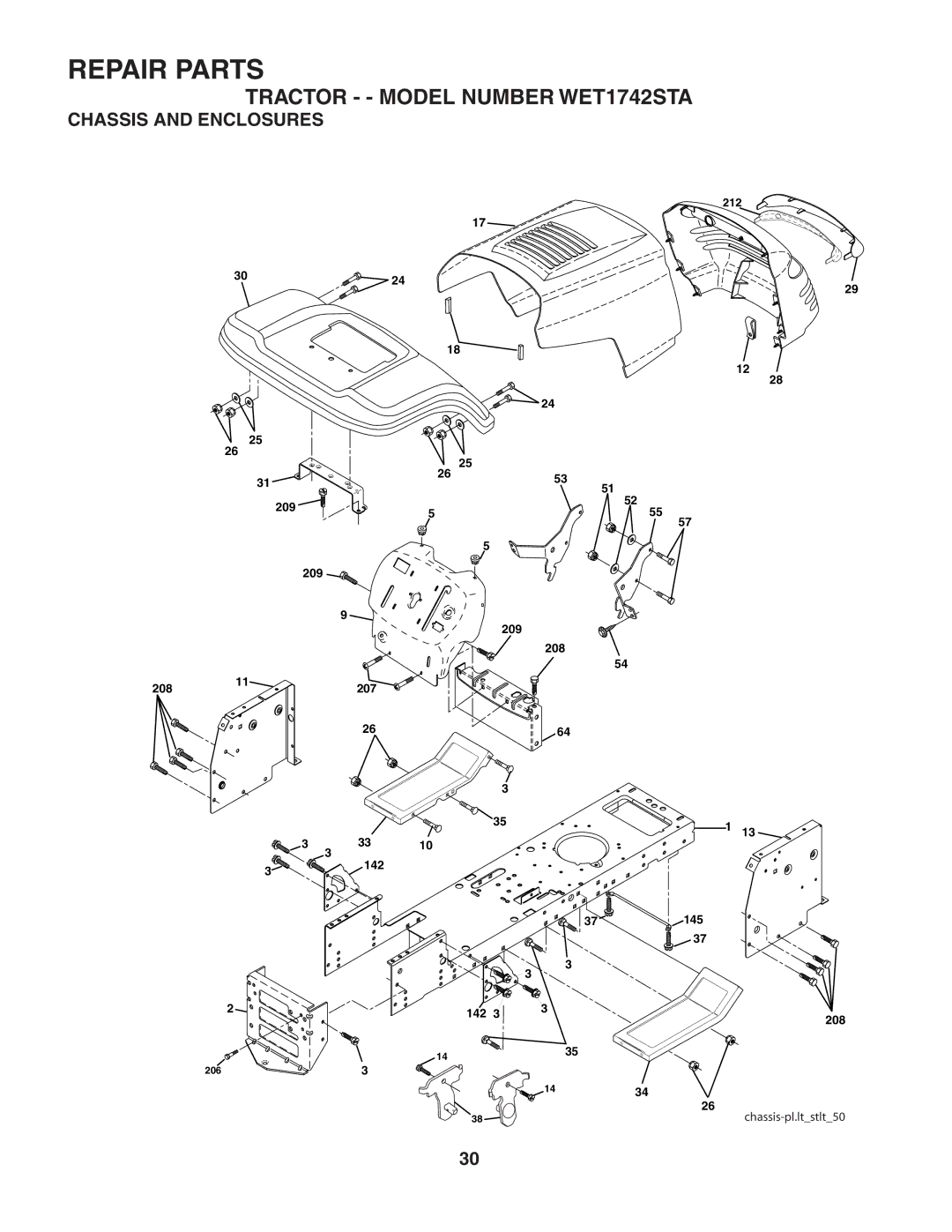 Weed Eater 186843 manual Chassis and Enclosures 