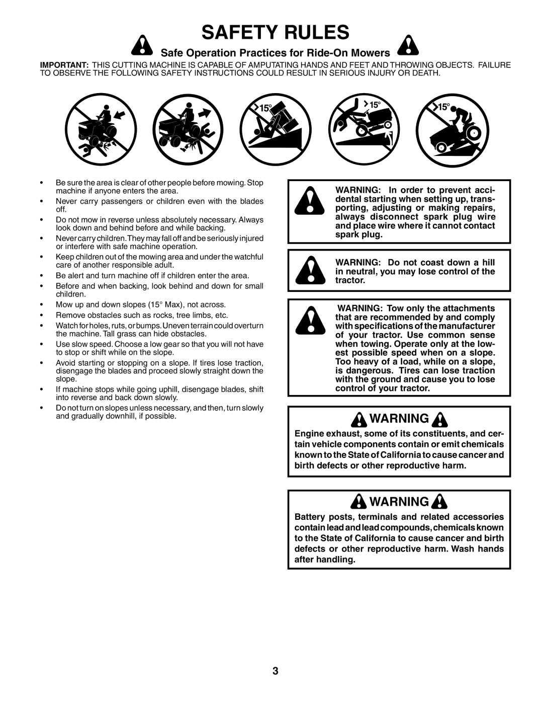 Weed Eater 186913 manual Safety Rules 