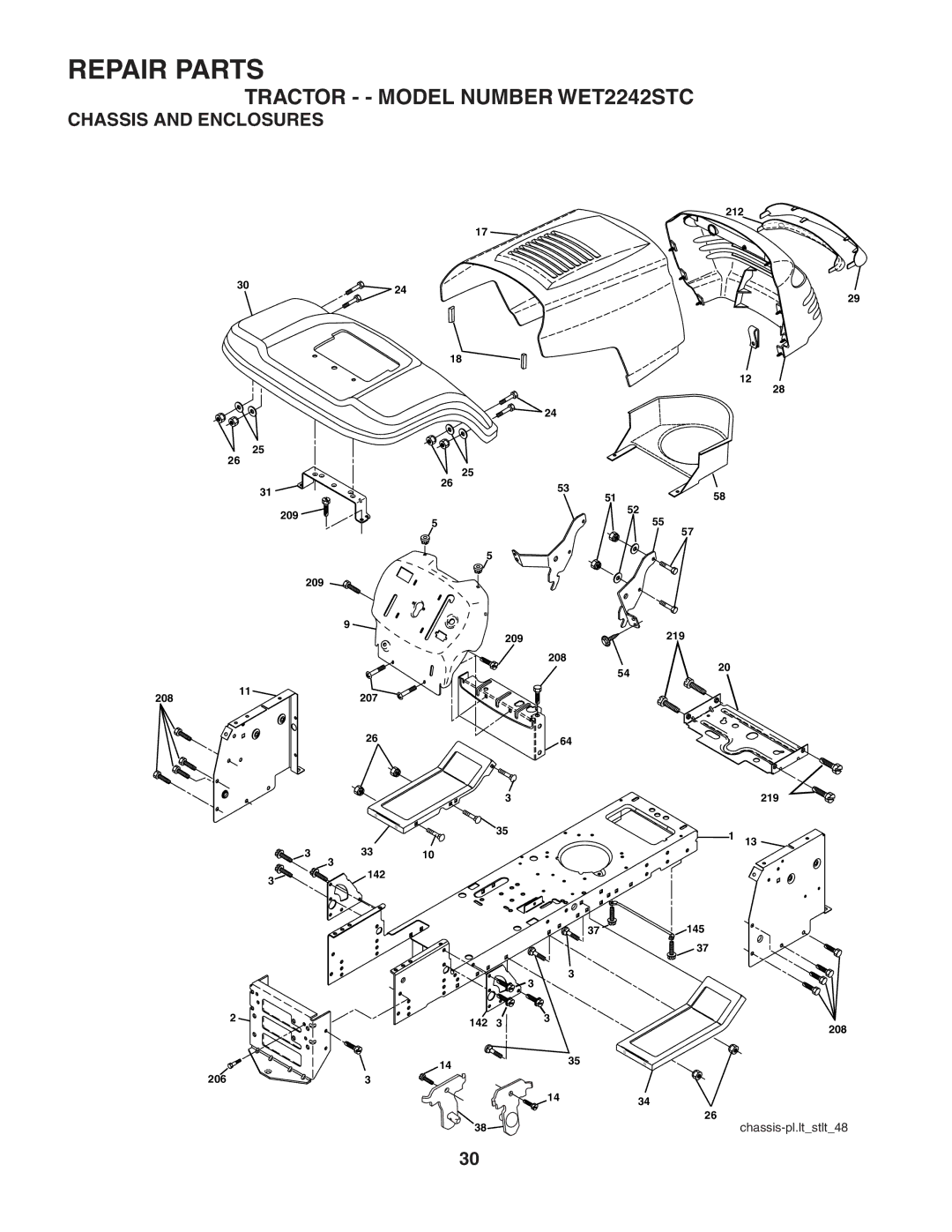 Weed Eater 188313 manual Chassis and Enclosures 