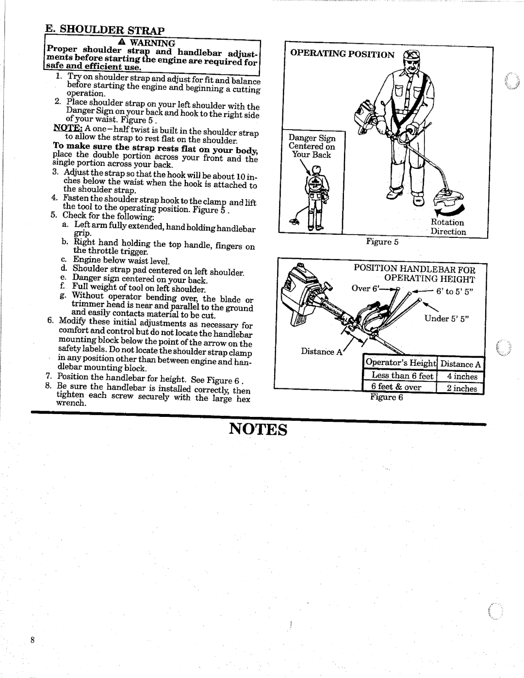 Weed Eater 85T manual 