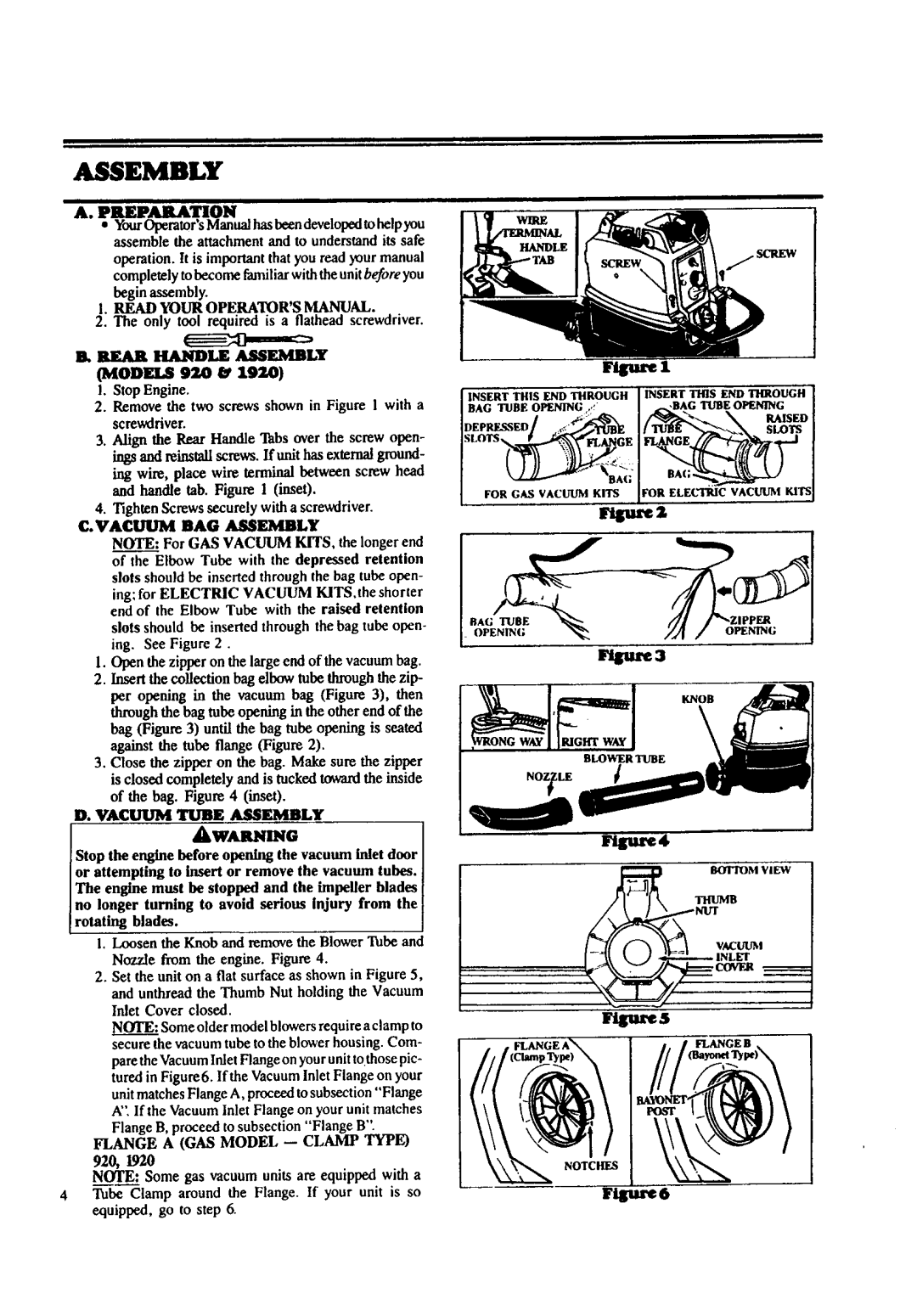 Weed Eater 920 manual 