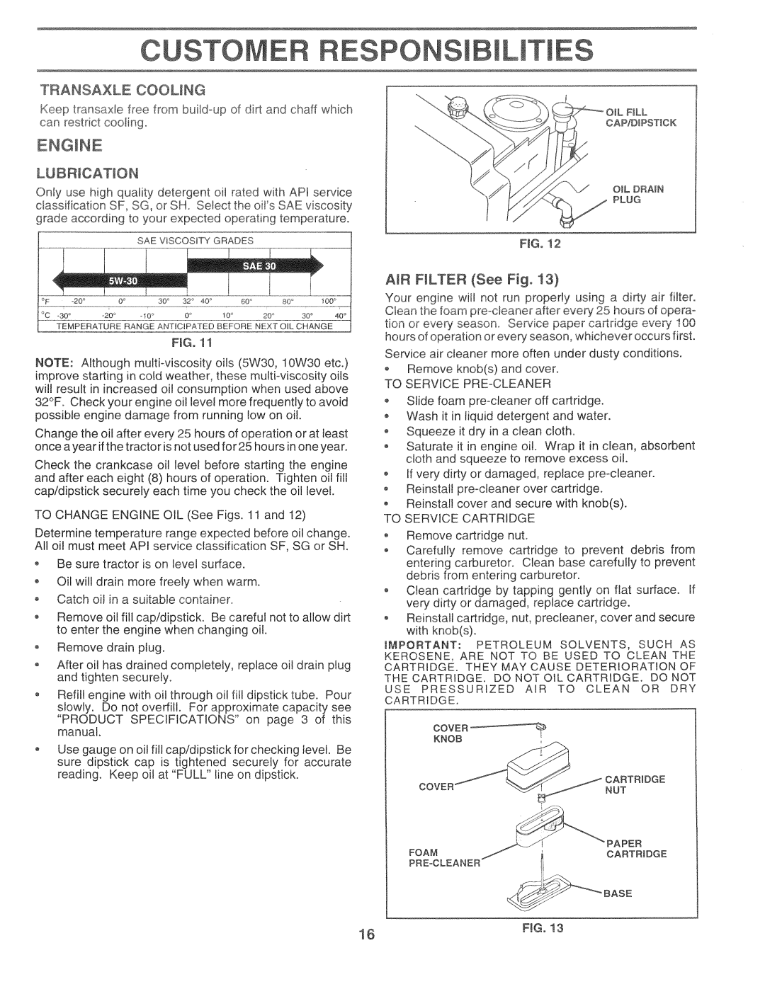 Weed Eater CHD12538C, 164835 manual 