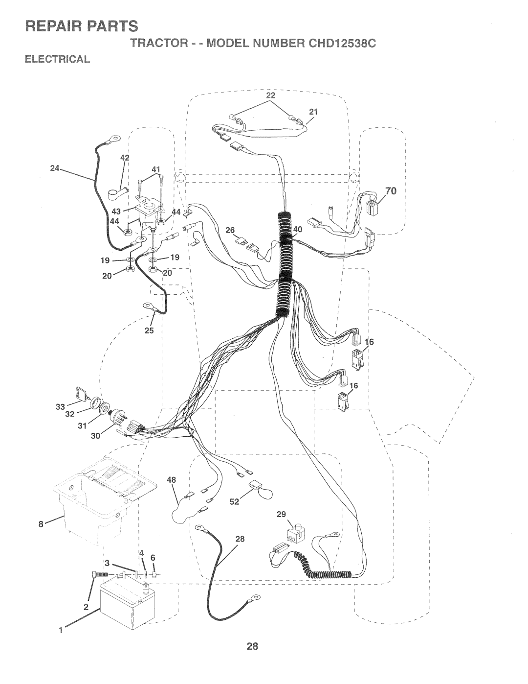 Weed Eater CHD12538C, 164835 manual 