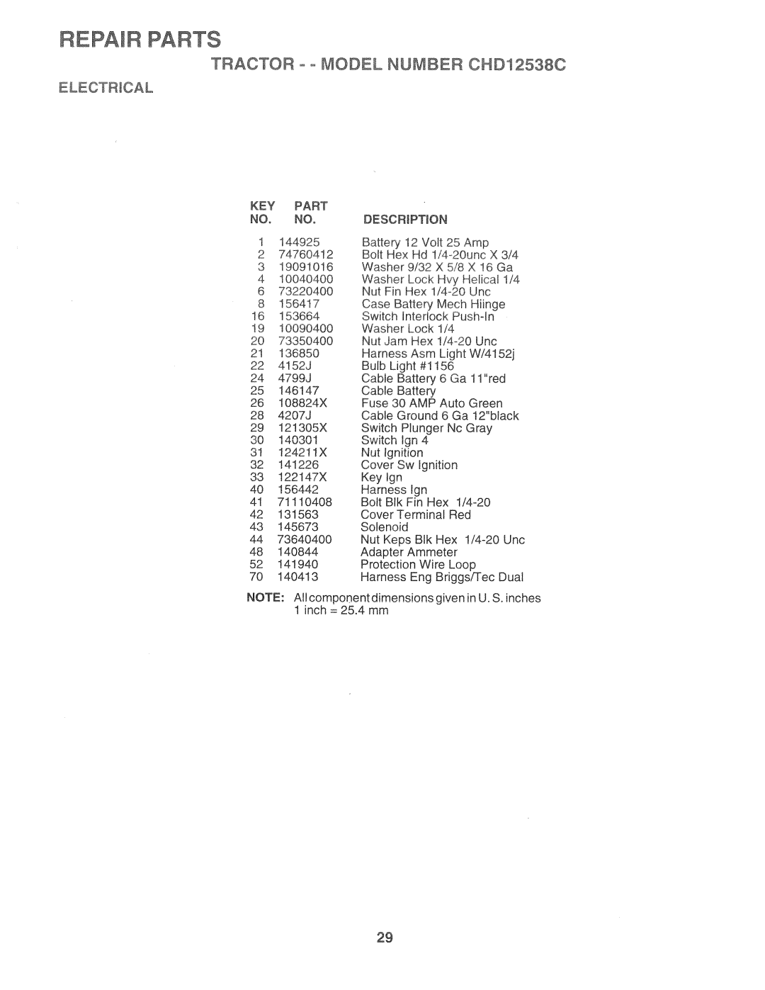 Weed Eater 164835, CHD12538C manual 