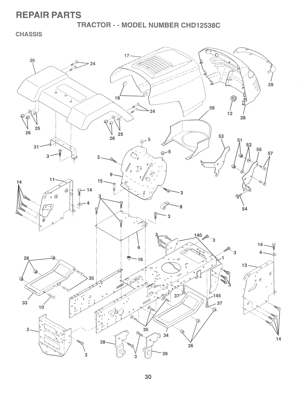 Weed Eater CHD12538C, 164835 manual 