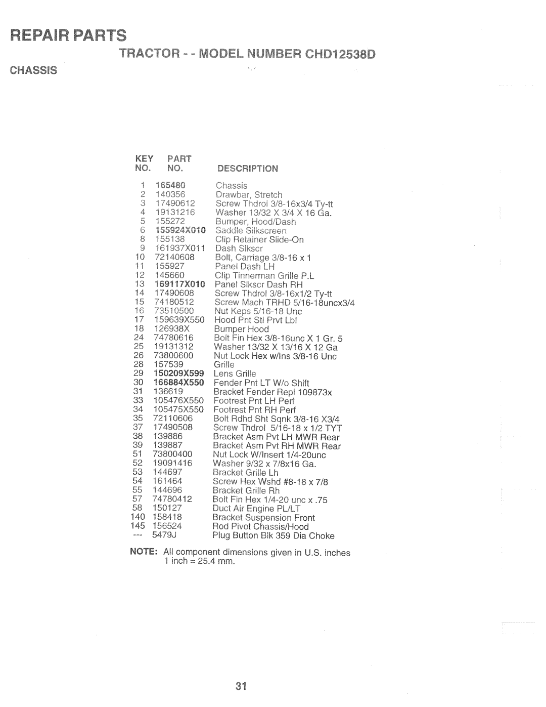 Weed Eater 168303, CHD12538D manual 