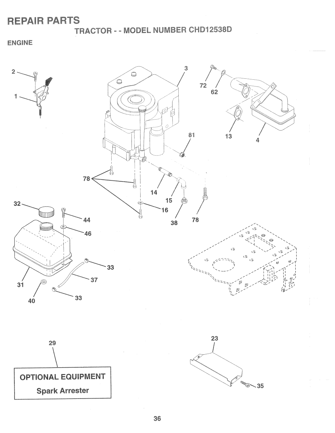 Weed Eater CHD12538D, 168303 manual 