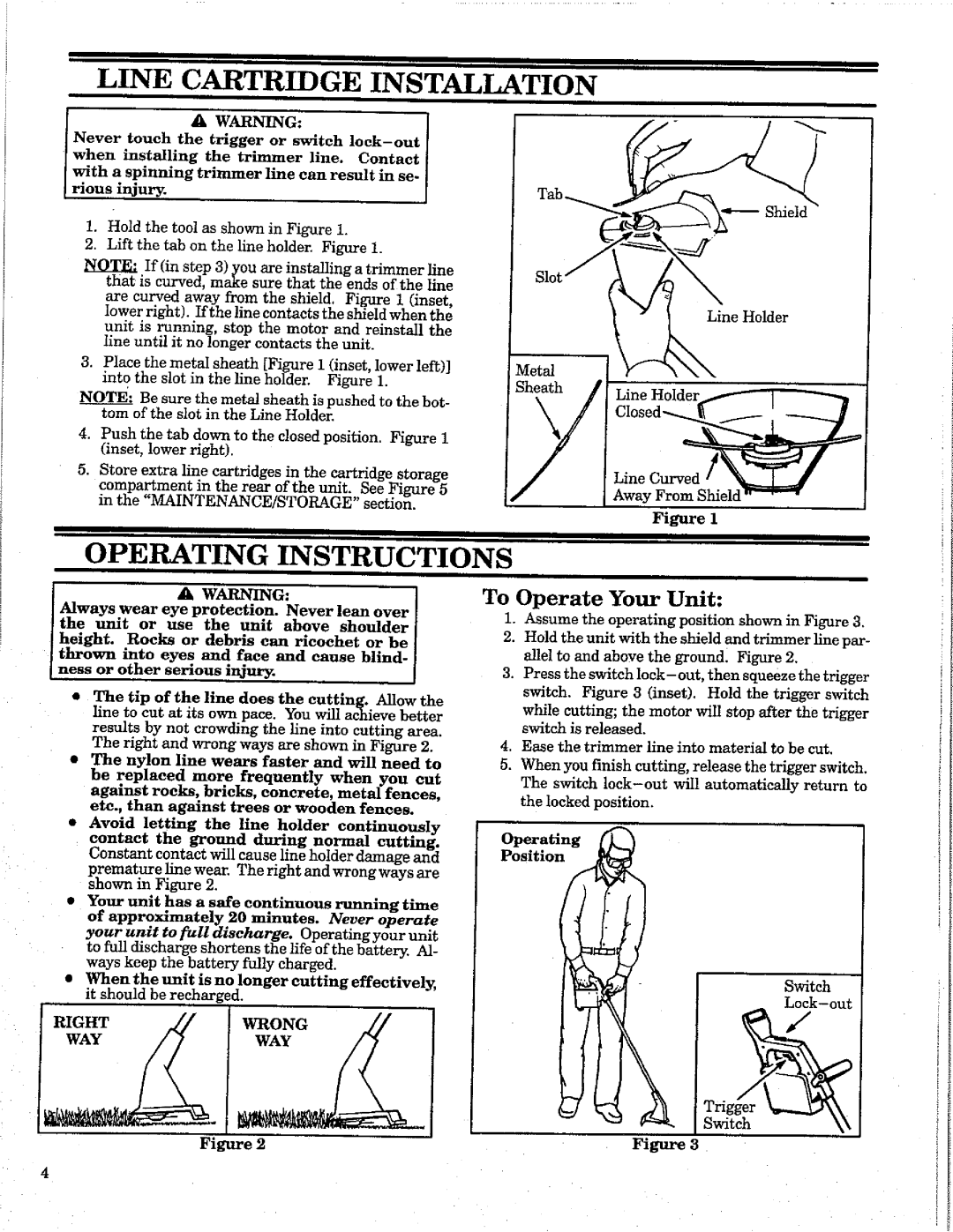 Weed Eater CLIPSTICK manual 