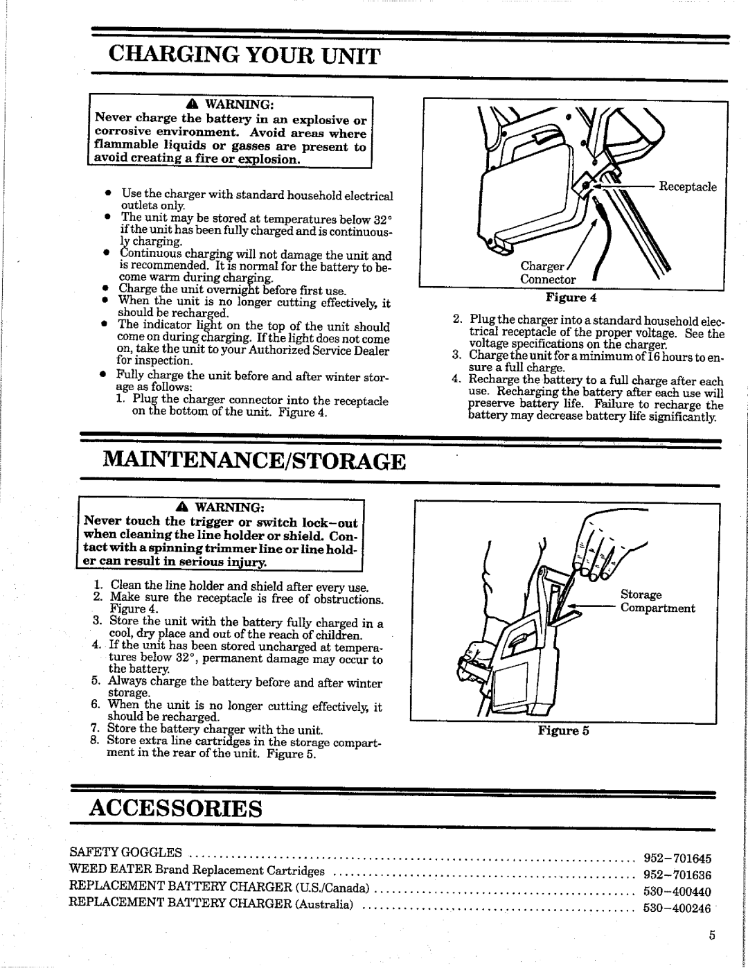 Weed Eater CLIPSTICK manual 