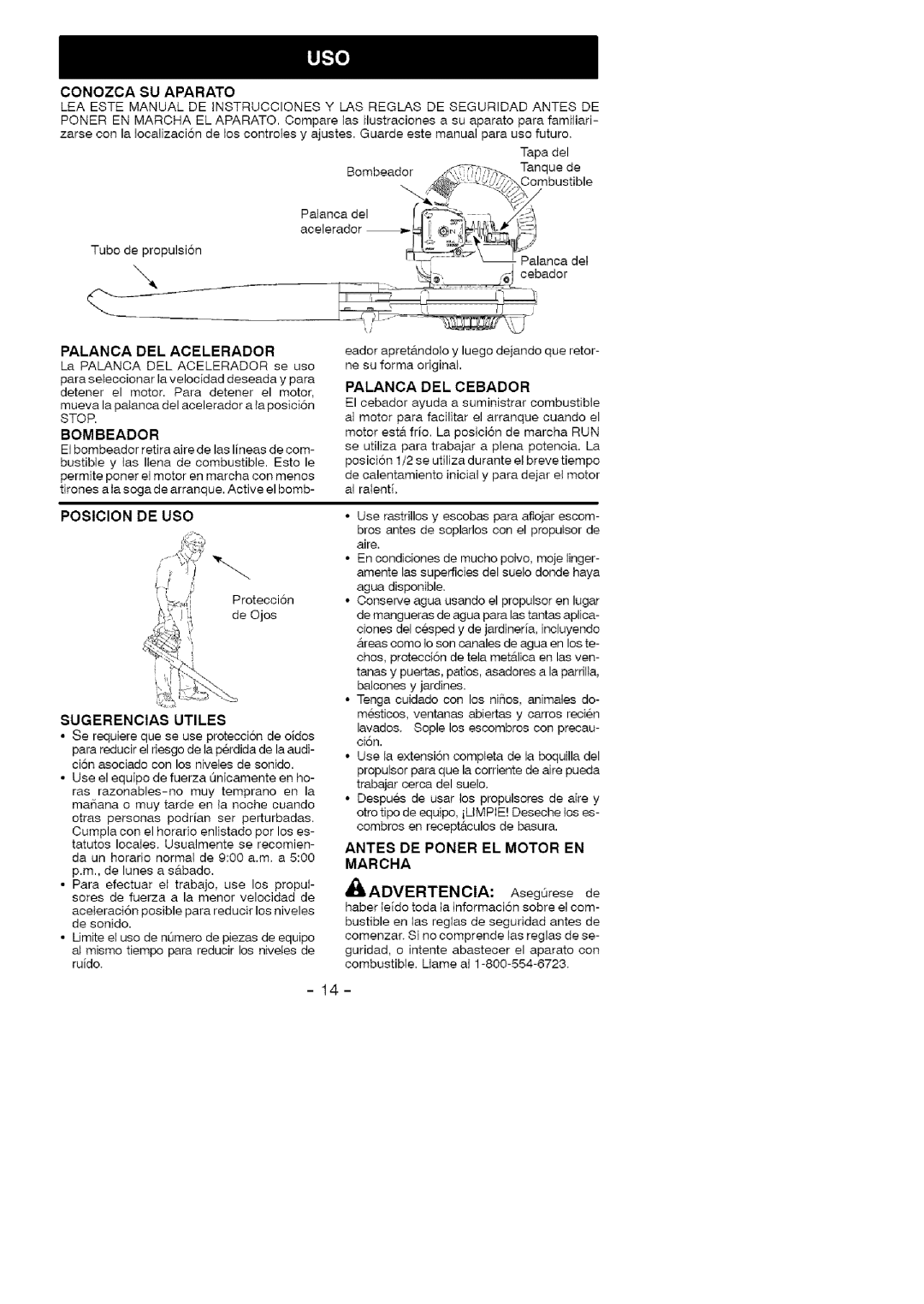 Weed Eater FL1500 LE H, 358.79489 manual Advertencia Aseg0rese de 