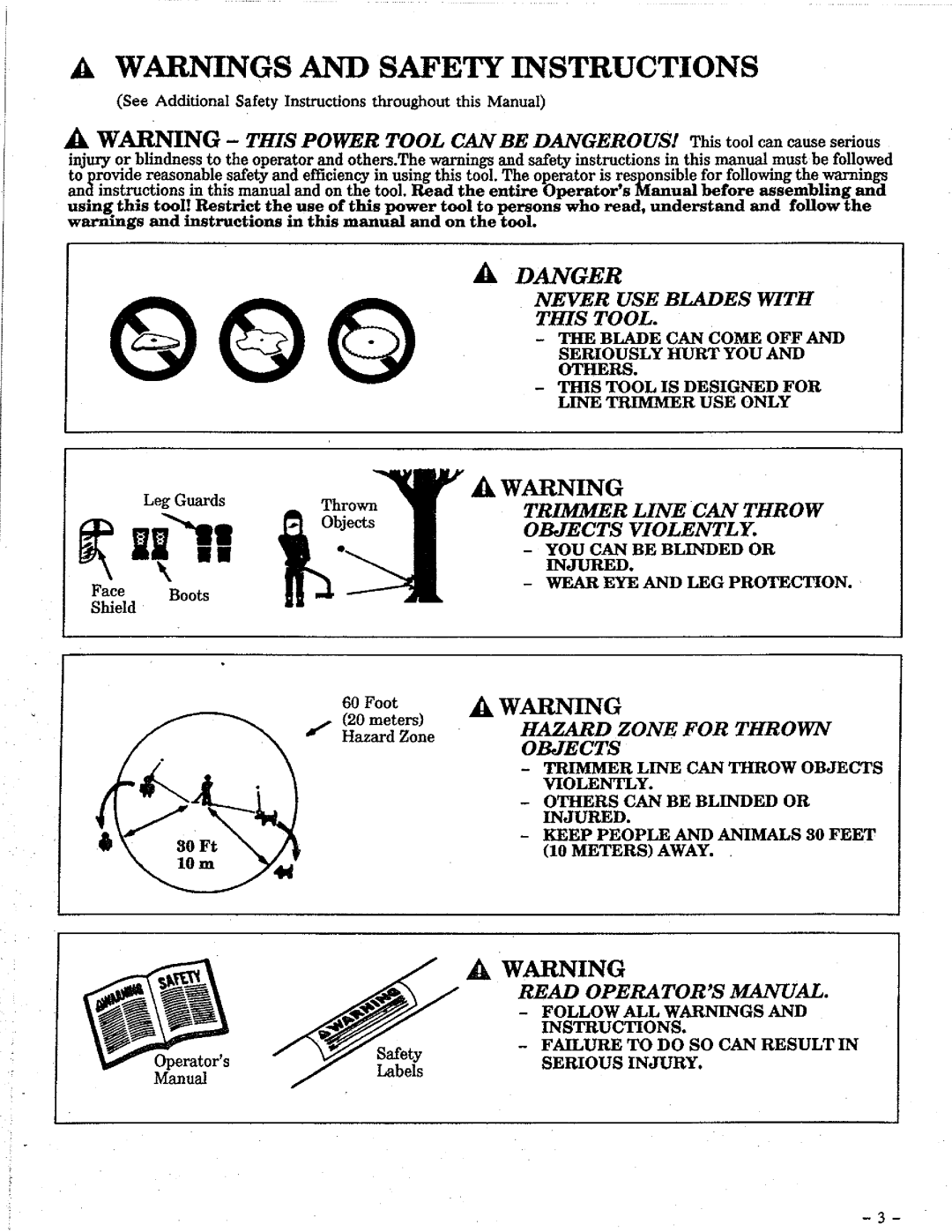 Weed Eater GTI 15 manual 