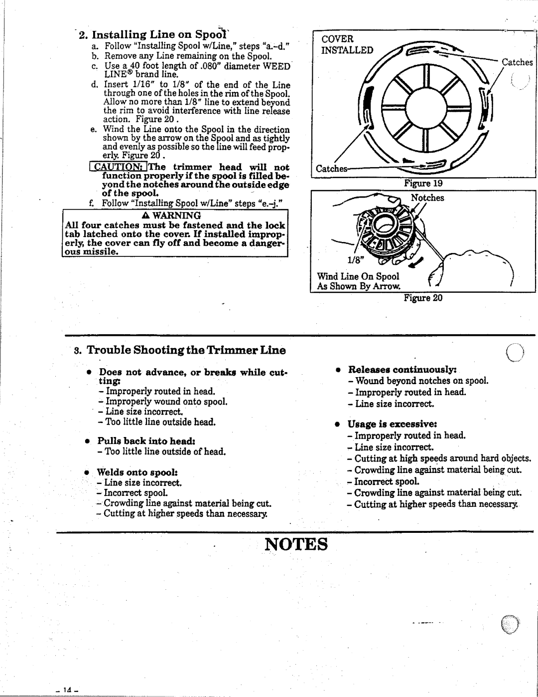 Weed Eater GTI 16 SUPER manual 