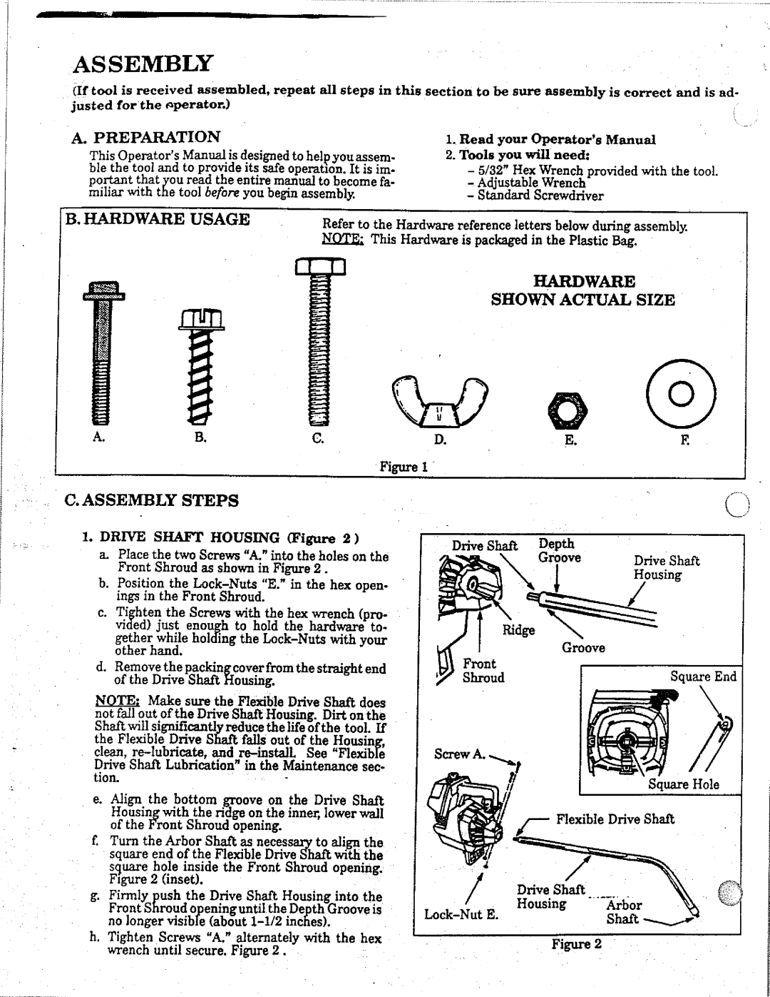 Weed Eater GTI 16 SUPER manual 