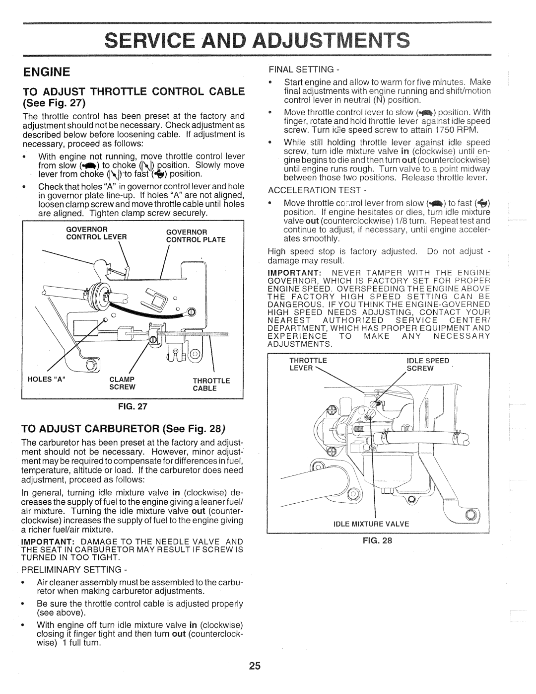 Weed Eater 159757, HD12538B manual 