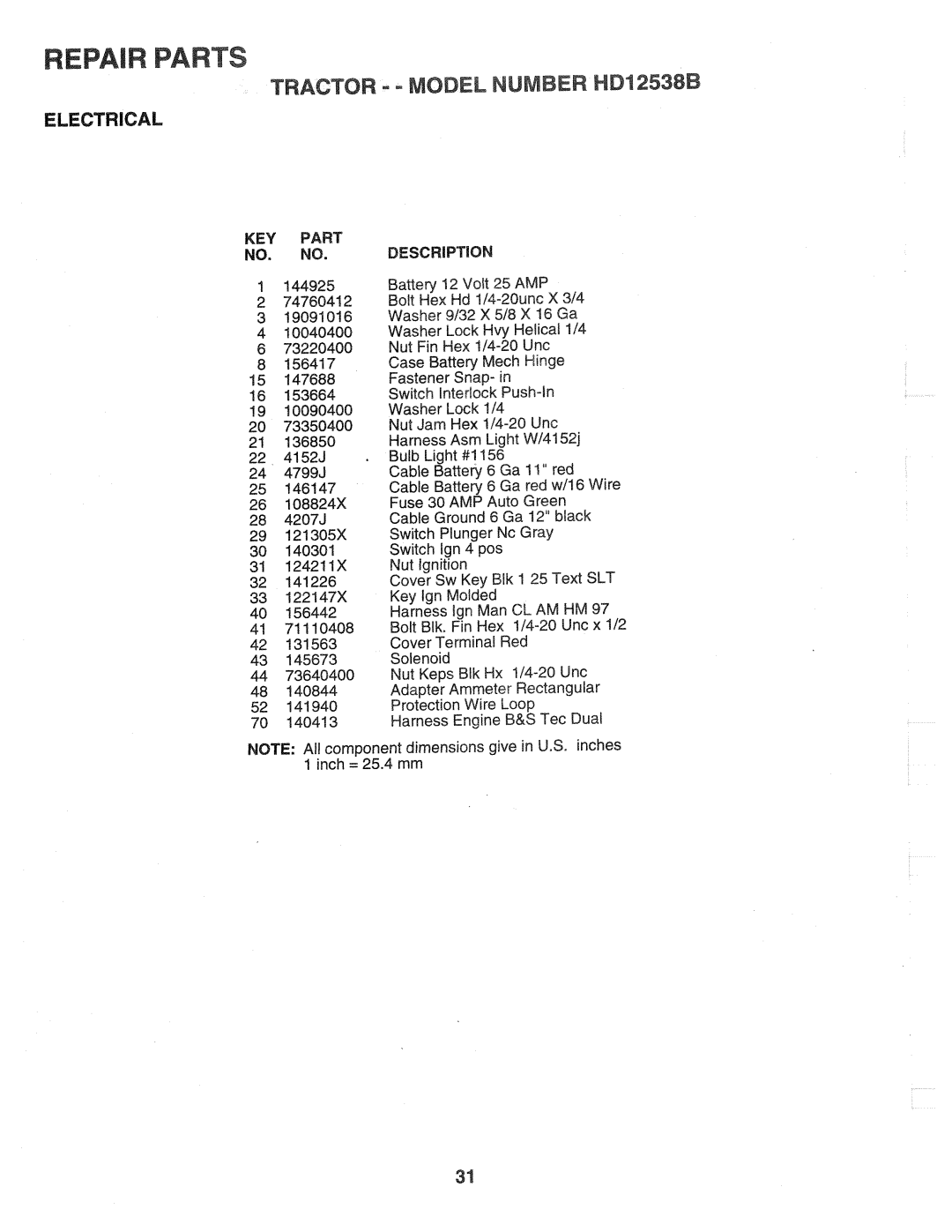 Weed Eater 159757, HD12538B manual 