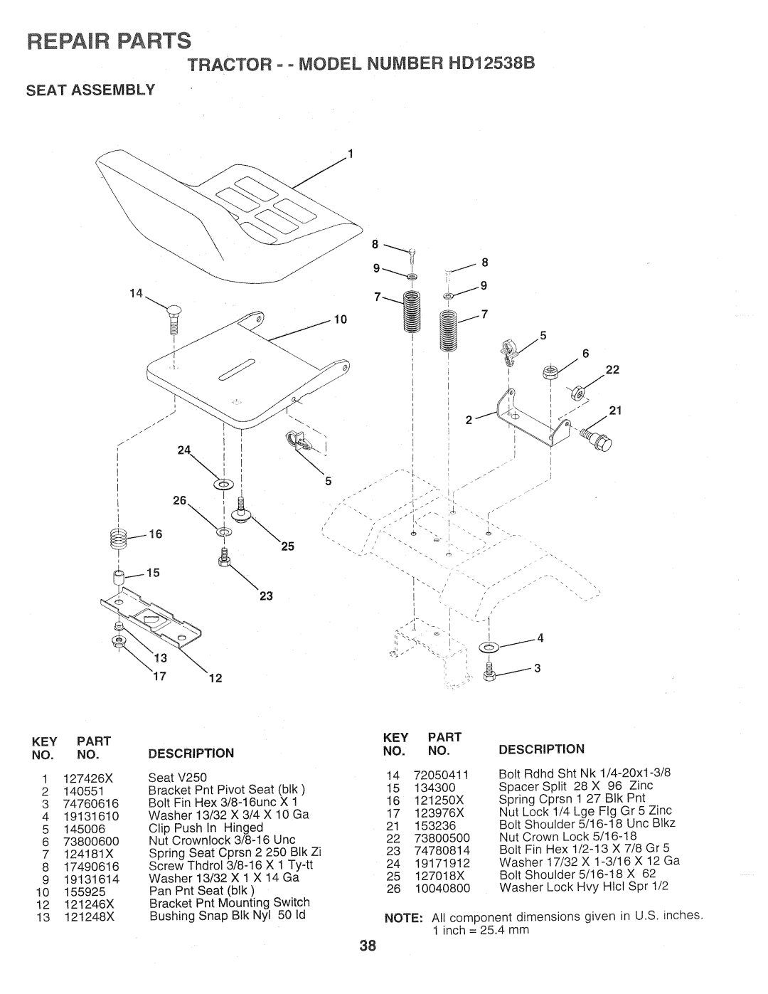 Weed Eater HD12538B, 159757 manual 