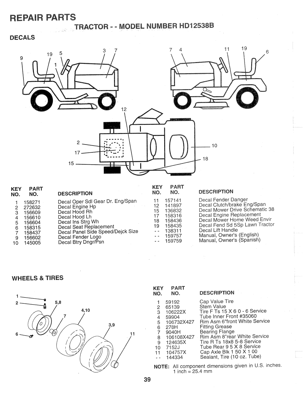 Weed Eater 159757, HD12538B manual 