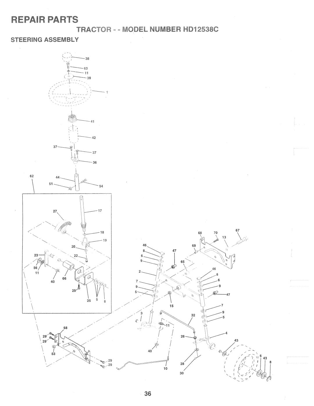 Weed Eater HD12538C, 160637 manual 