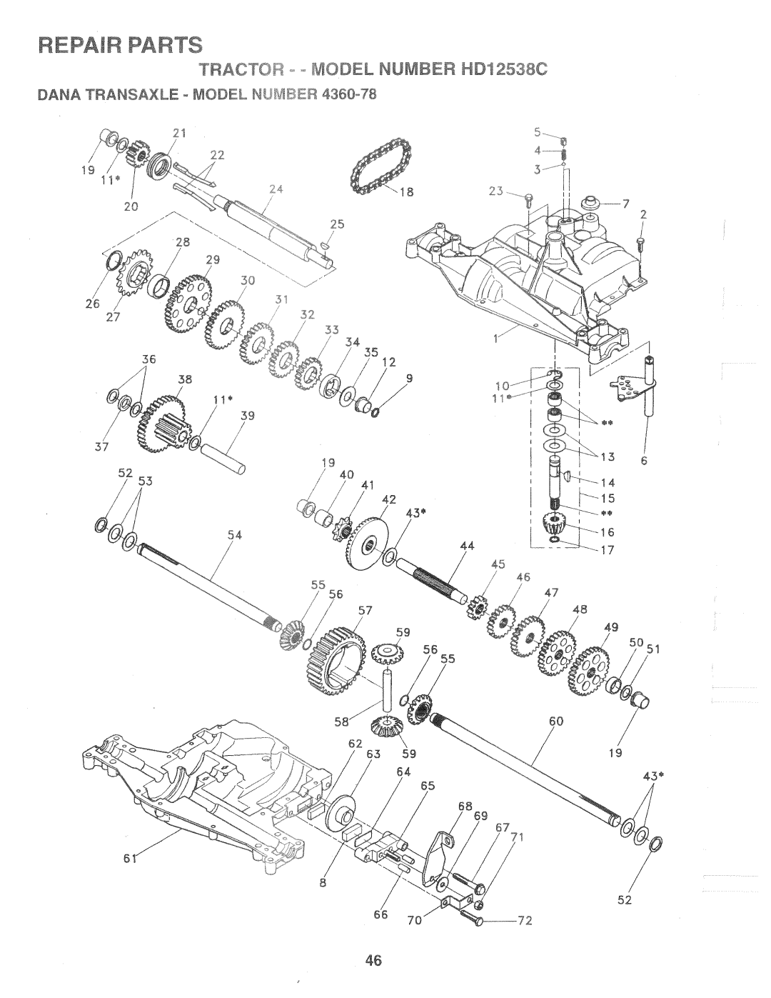 Weed Eater HD12538C, 160637 manual 