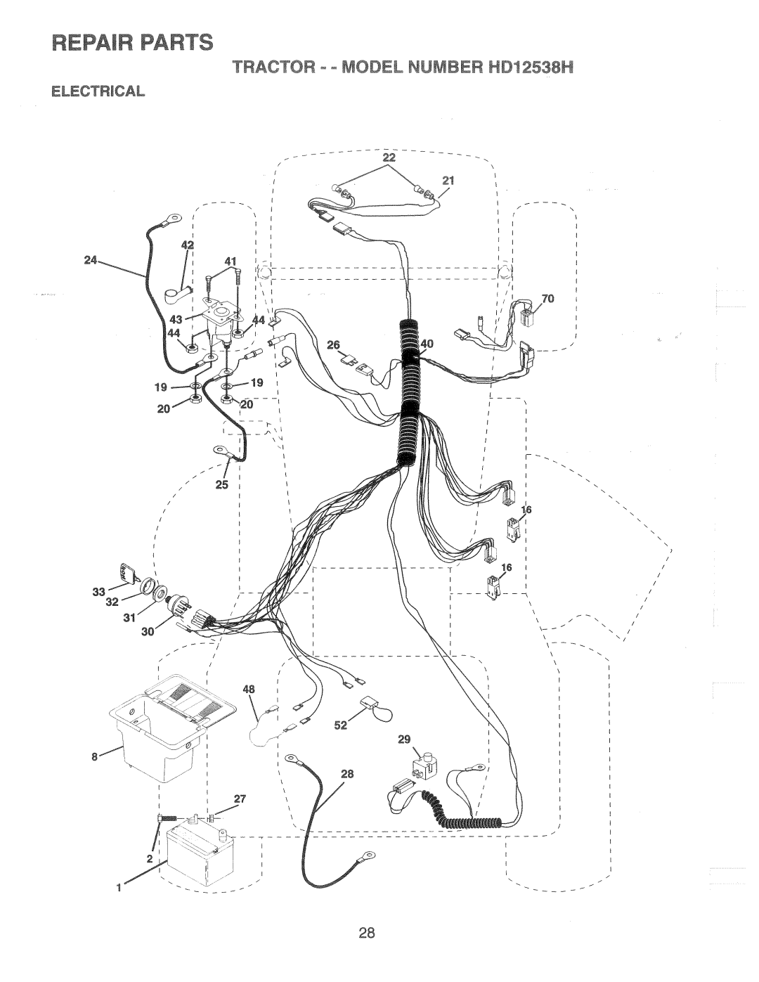 Weed Eater HD12538H, 166301 manual 