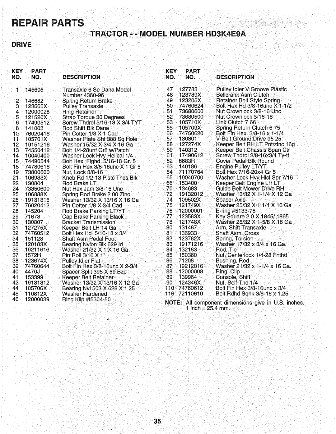 Weed Eater 152336, HD3K4E9A manual 