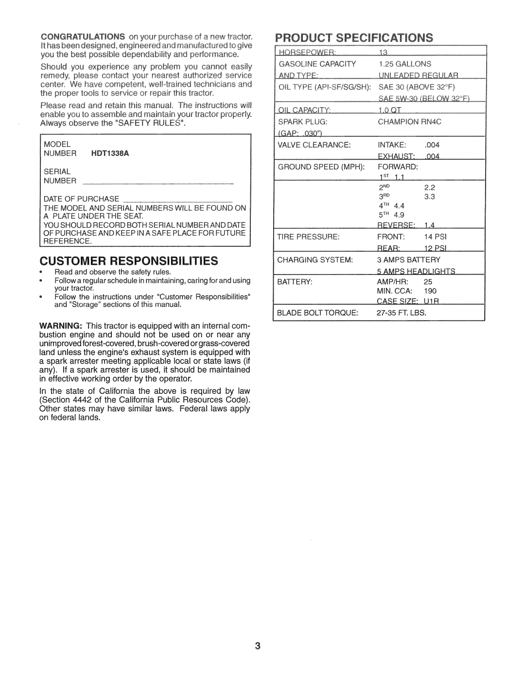 Weed Eater 169437, HDT1338A manual 