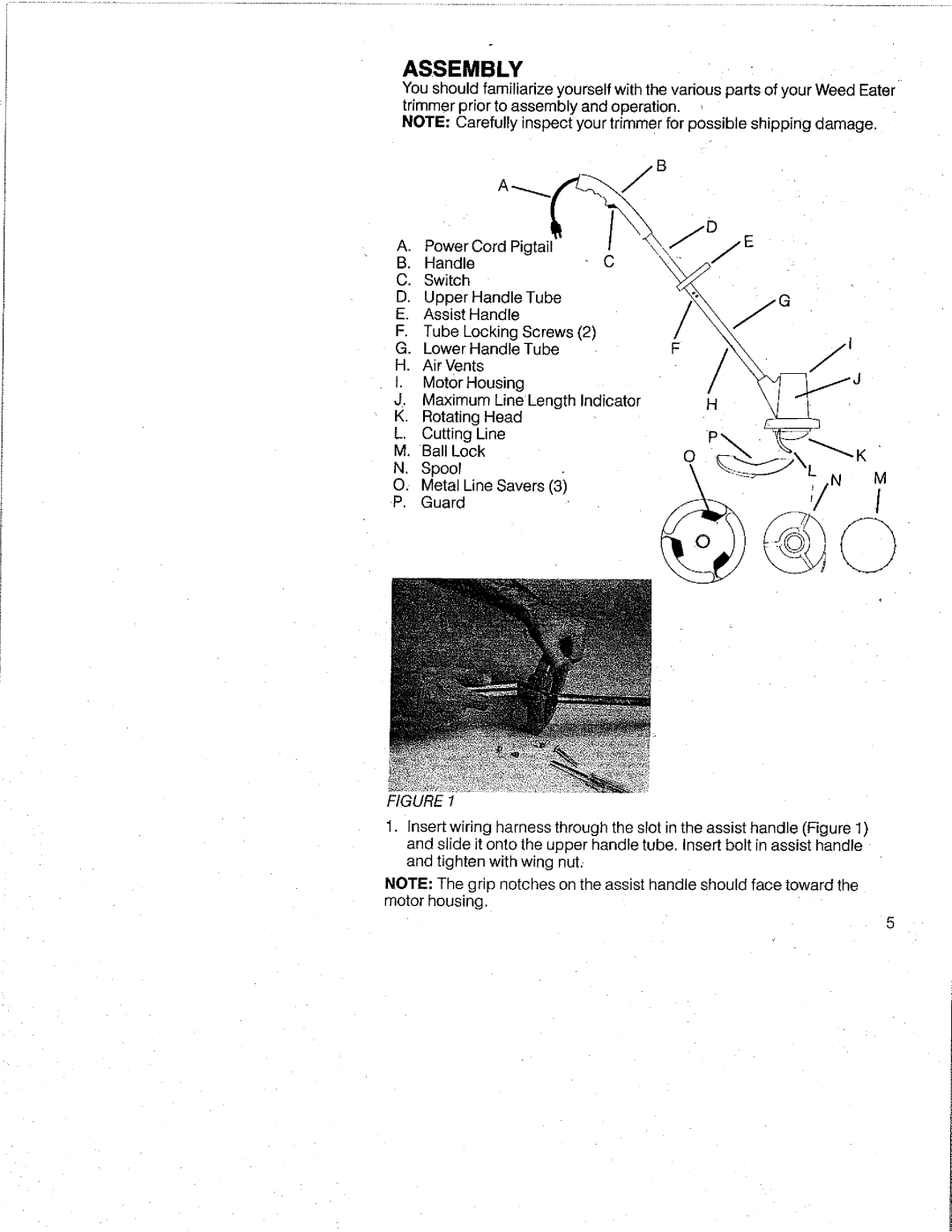 Weed Eater 88-029, RD177, 507 manual 