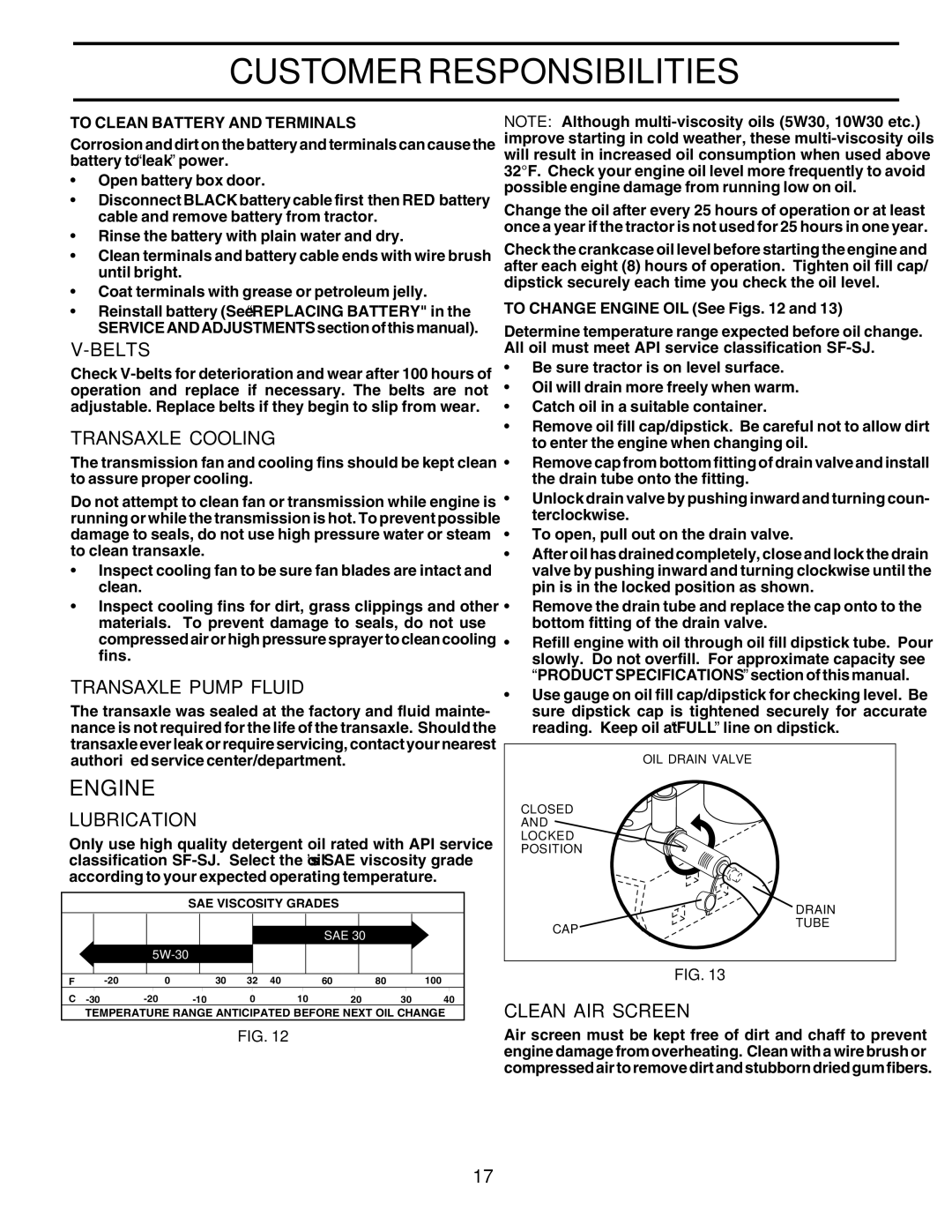 Weed Eater S165H42C owner manual Engine 