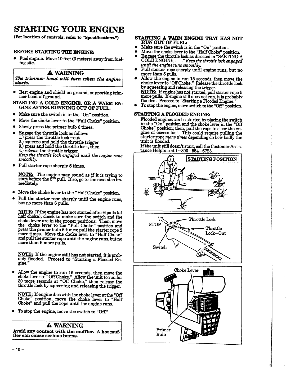 Weed Eater TBC 57 manual 