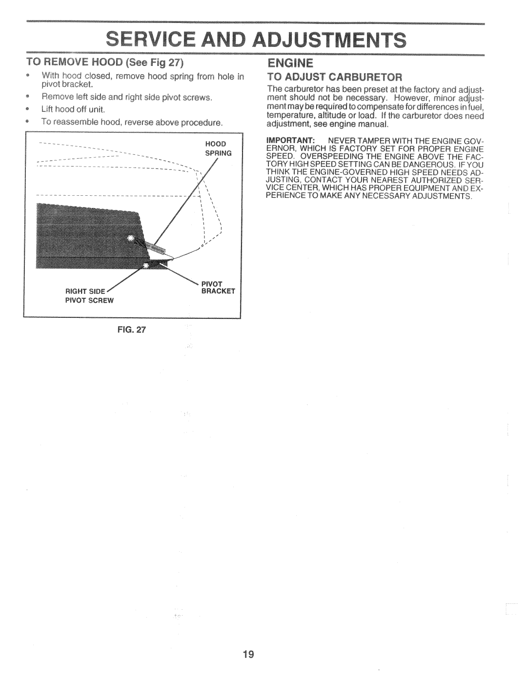 Weed Eater 138698, WE1136A manual 