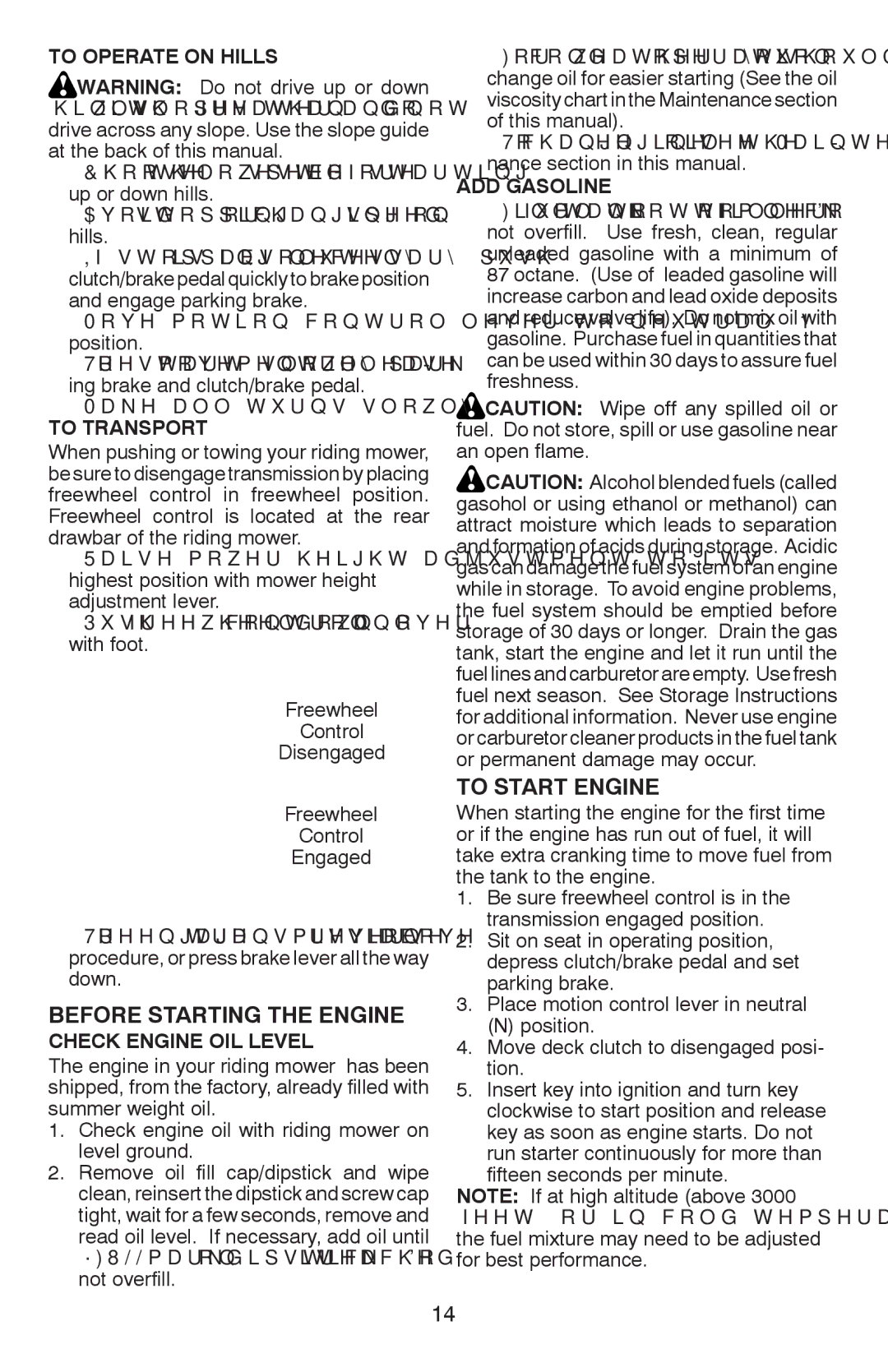 Weed Eater 532 43 32-03, WE261, 96024000100, 96022000700 manual Before Starting the Engine, To Start Engine 