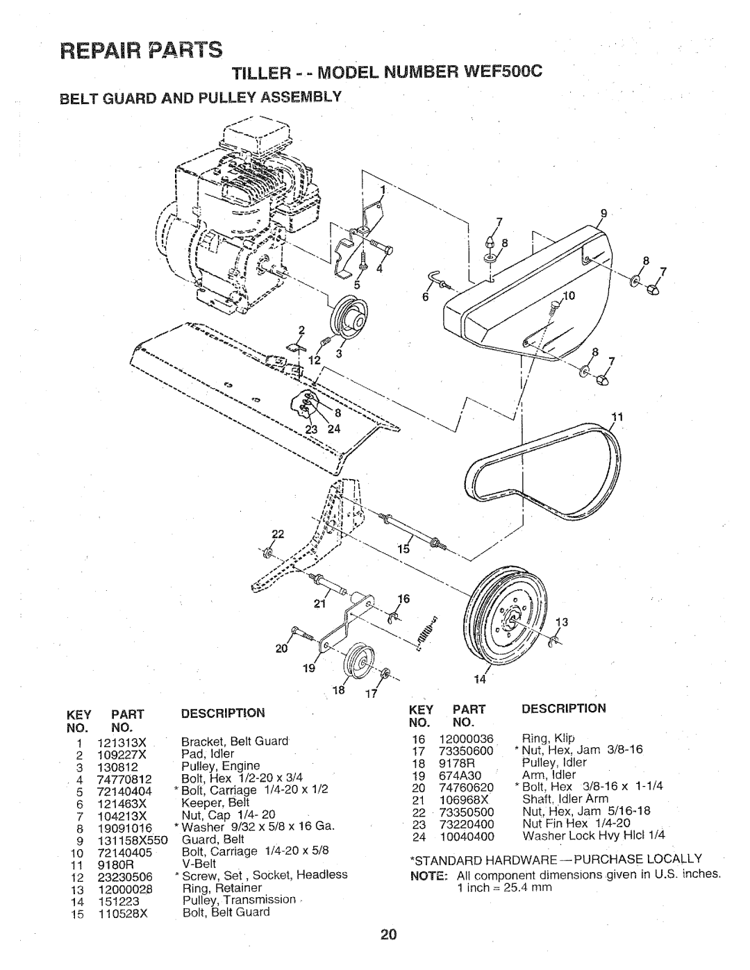 Weed Eater WEF500C, 151525 manual 