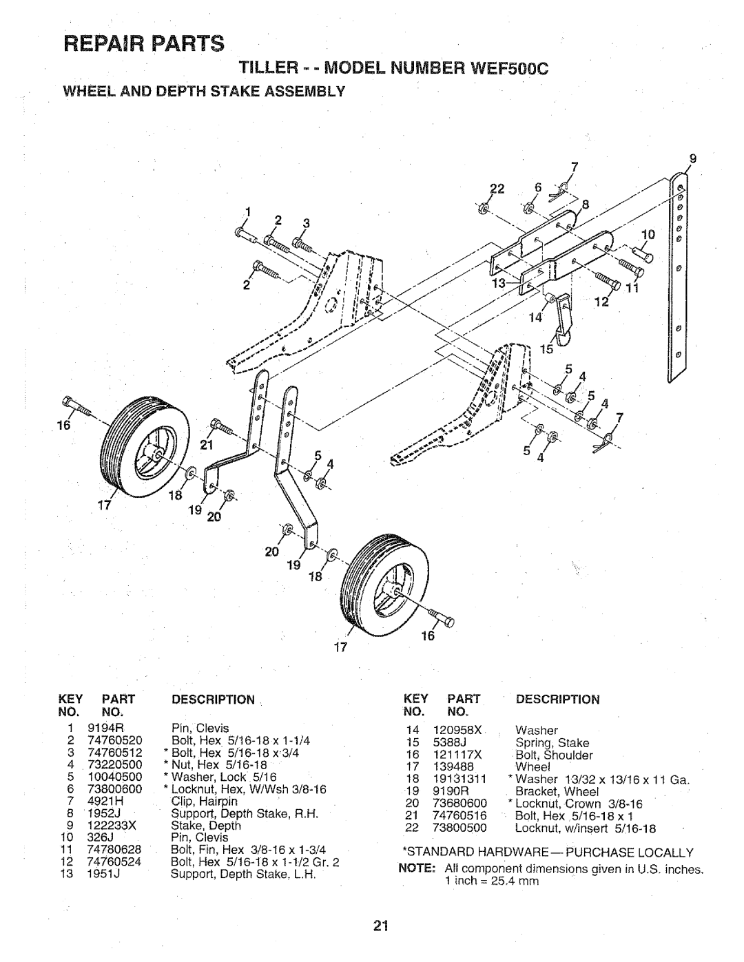 Weed Eater 151525, WEF500C manual 