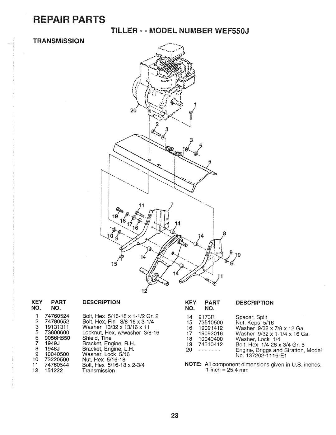 Weed Eater 162893, WEF550J manual 