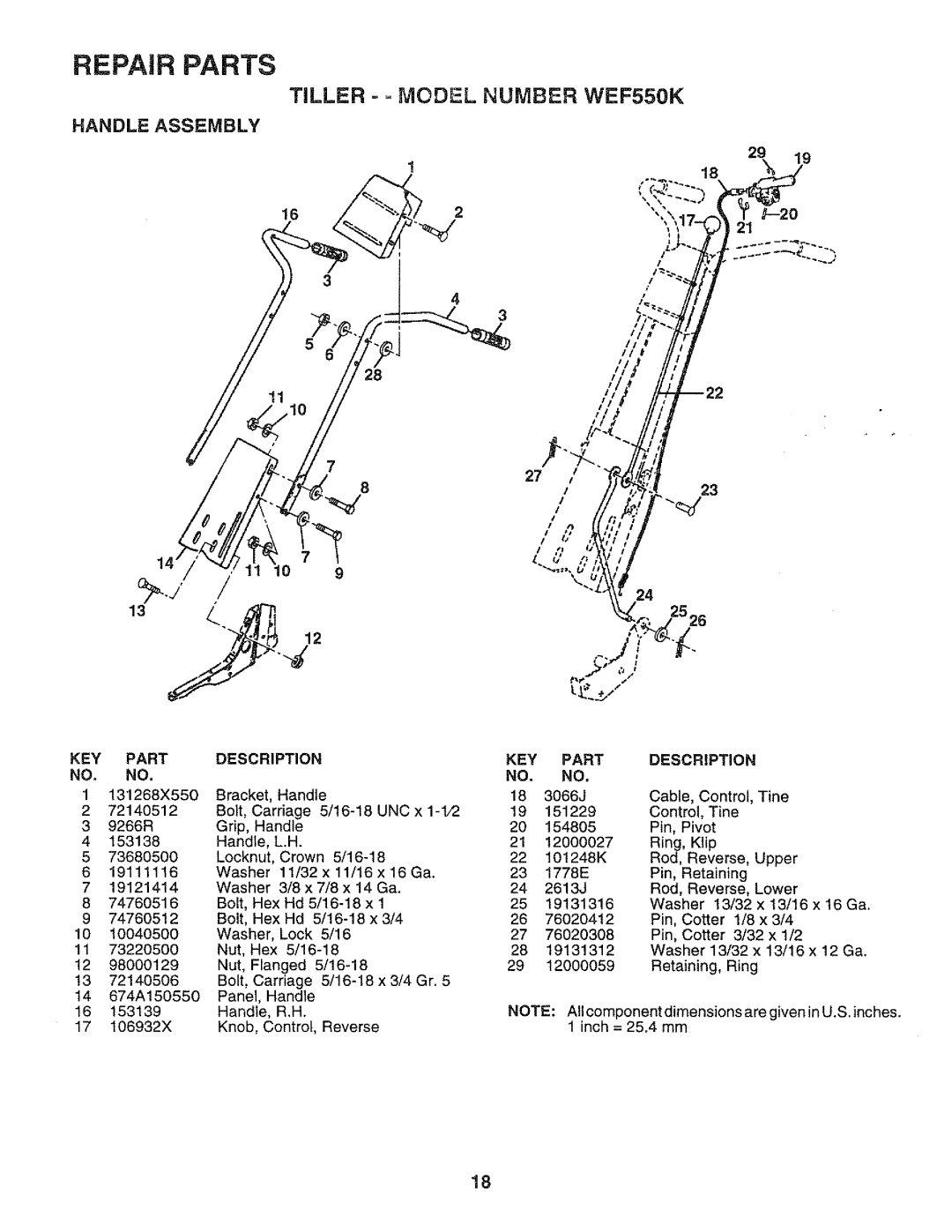 Weed Eater WEF550K, 164789 manual 