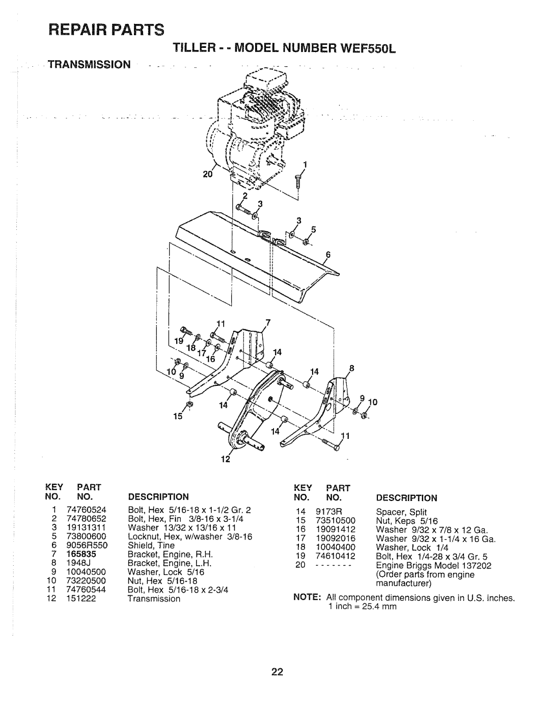 Weed Eater WEF550L, 168132 manual 