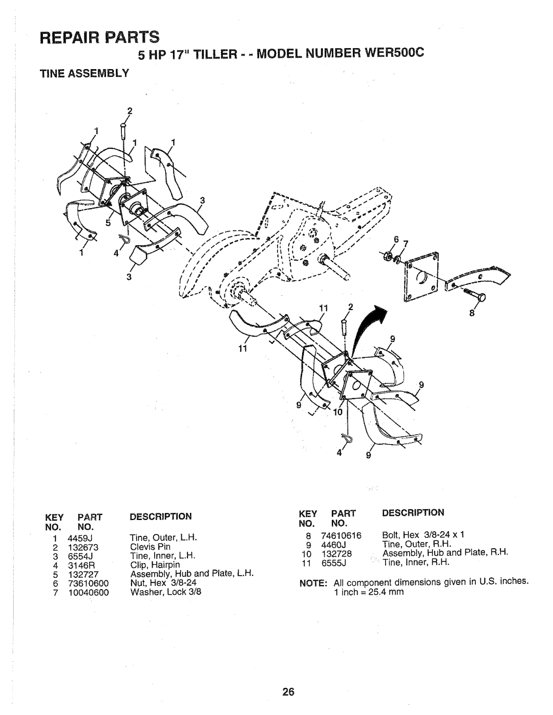 Weed Eater 010394, WER500C, 143753 manual 