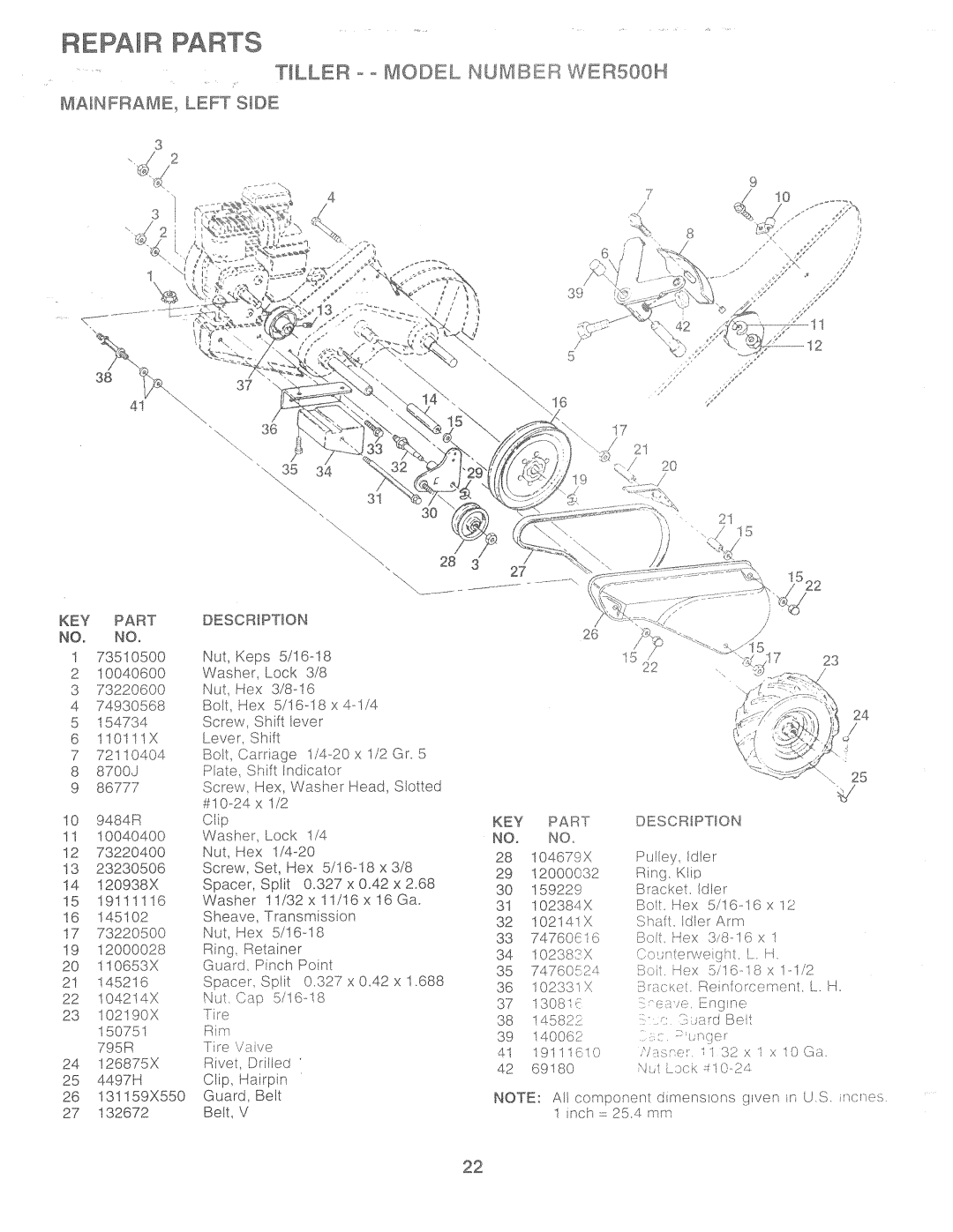 Weed Eater WER500H, 157547 manual 