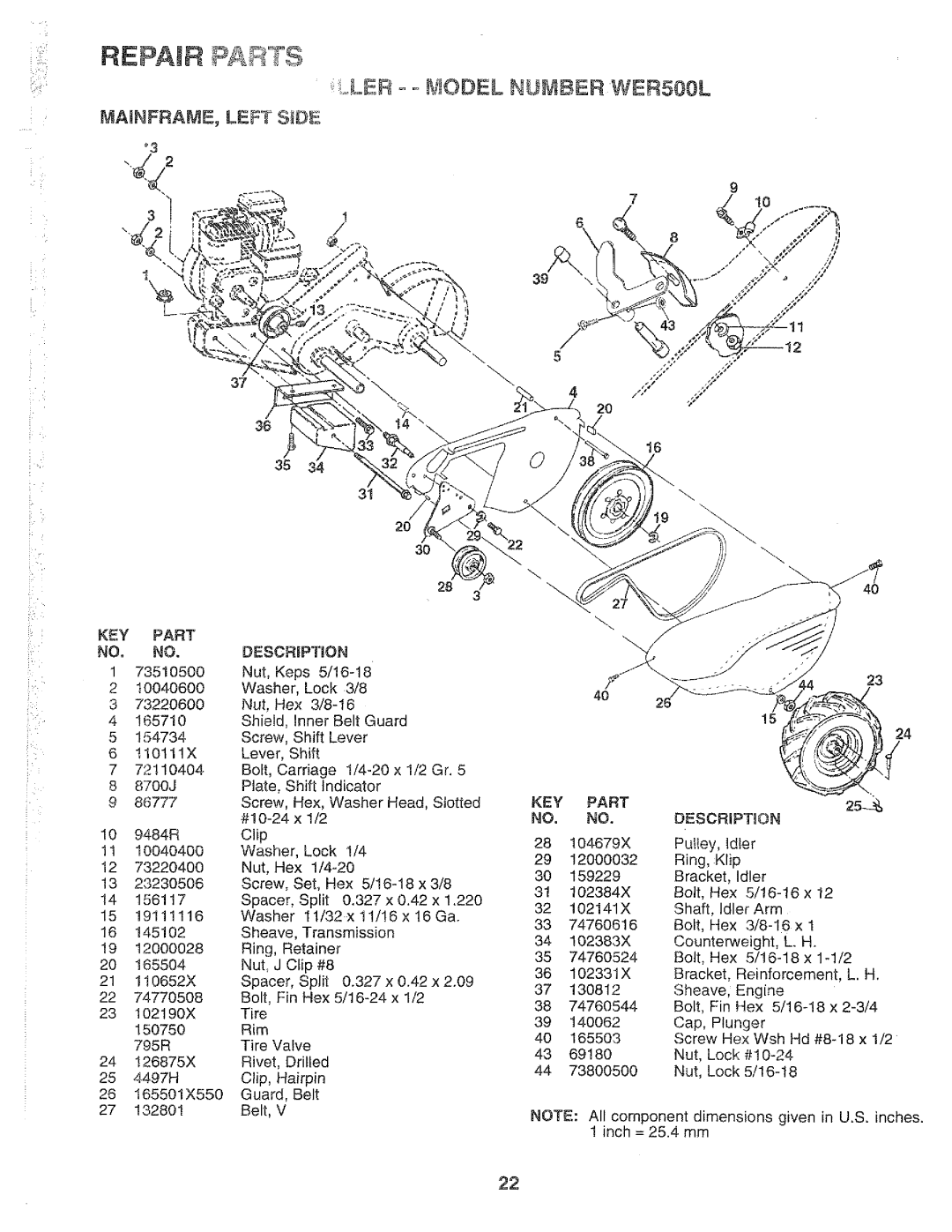 Weed Eater WER500L, 168174 manual 