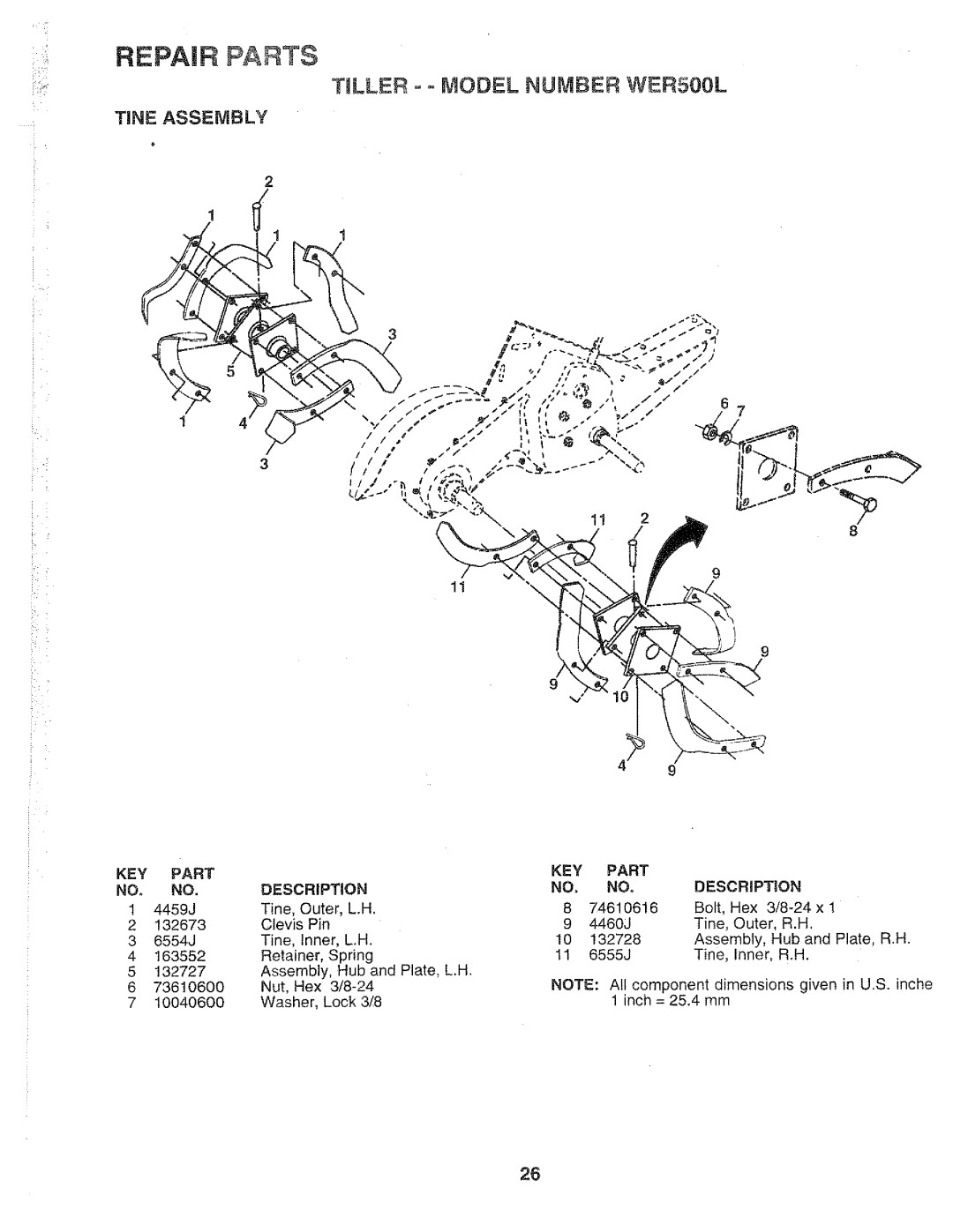 Weed Eater WER500L, 168174 manual 