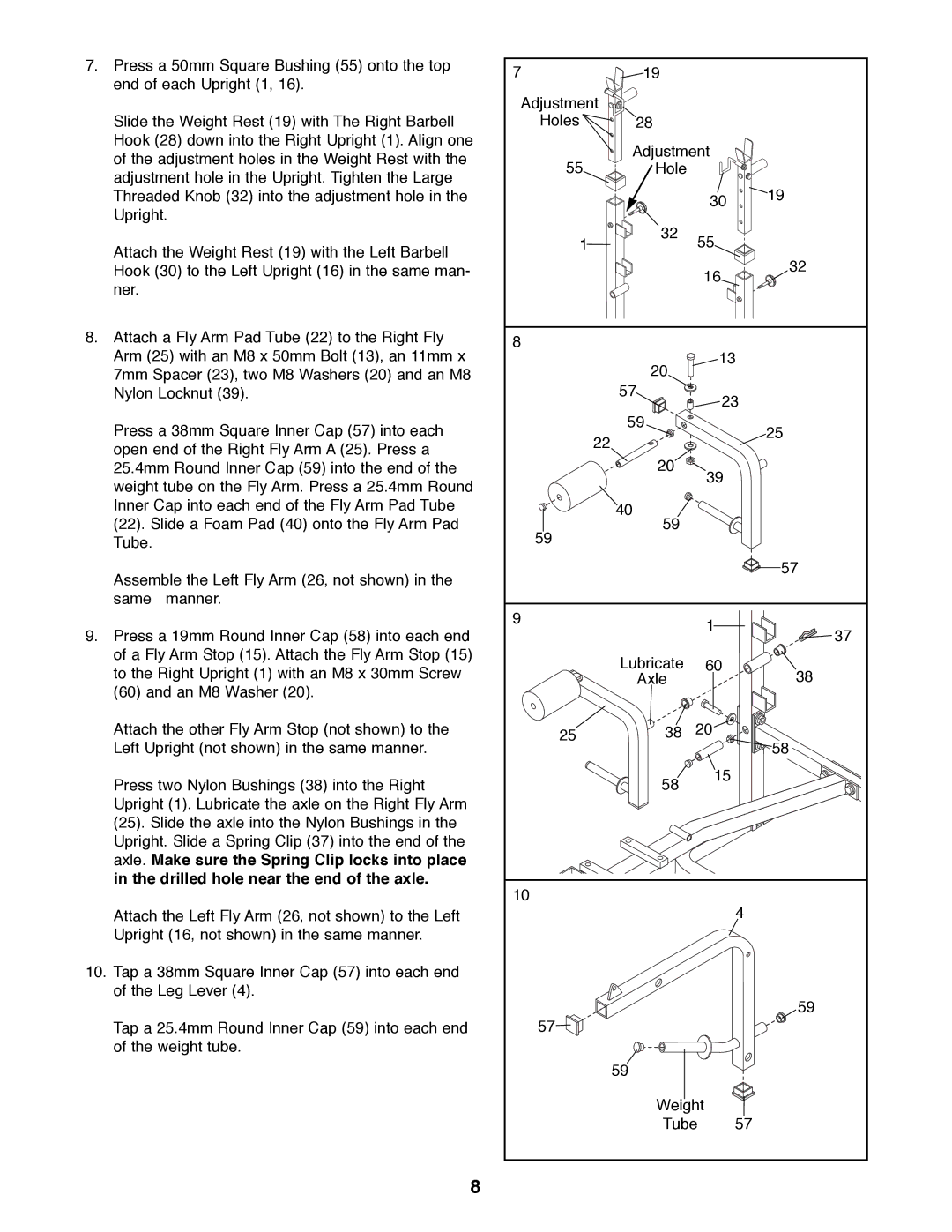 Weider 148 manual 