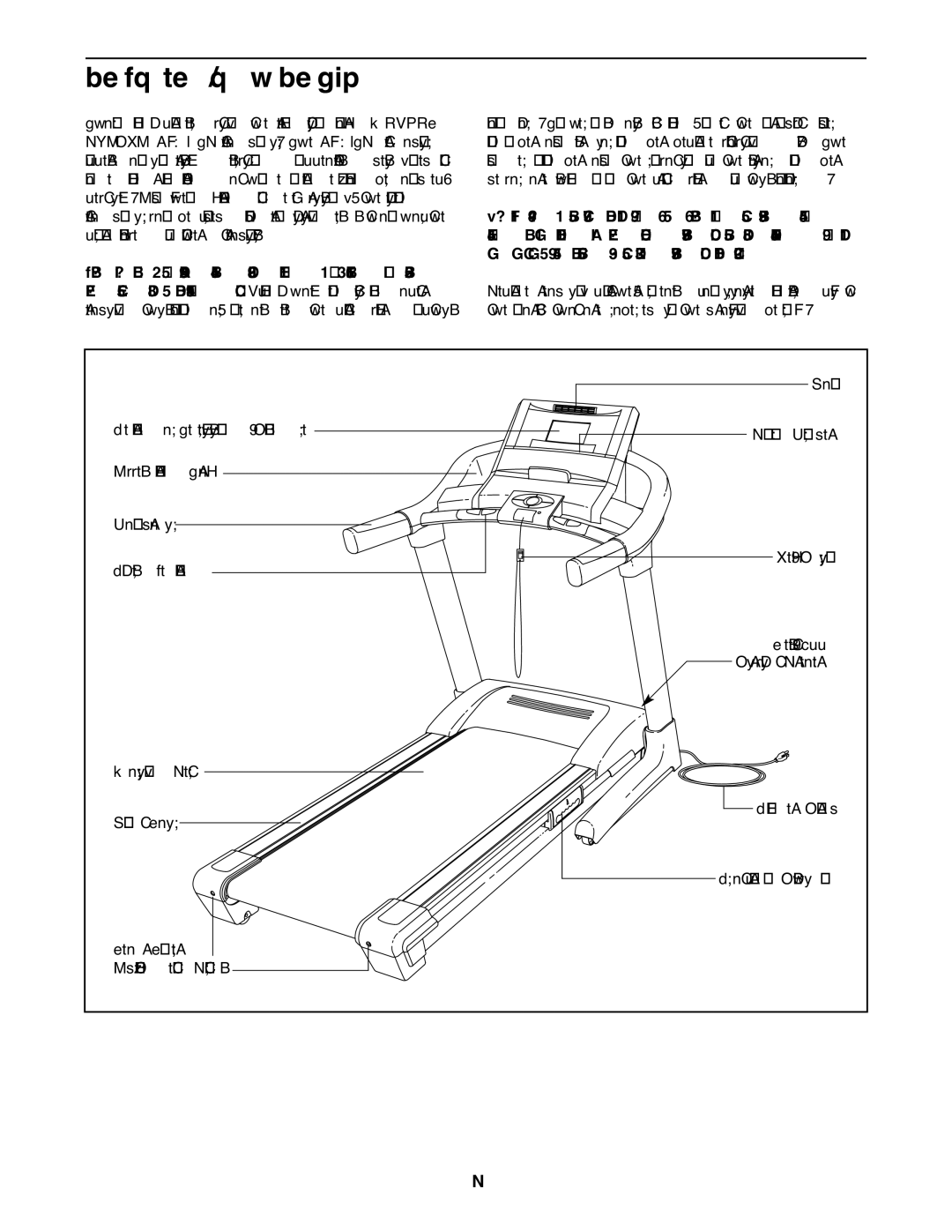 Weider 160xtb user manual Before YOU Begin 