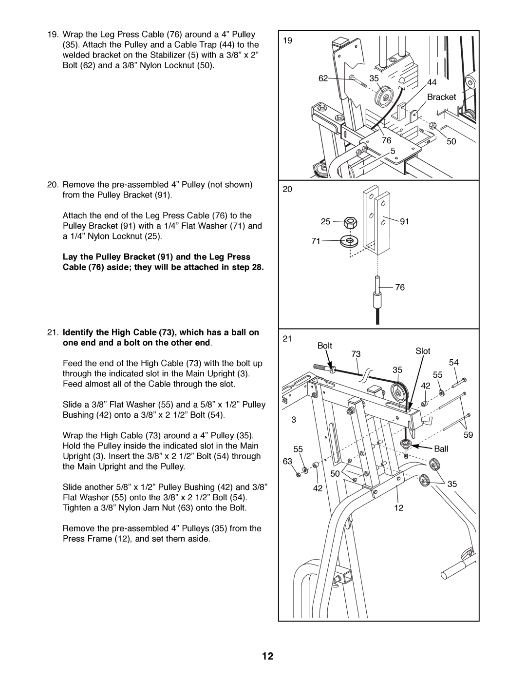 Weider 16.8ST manual 