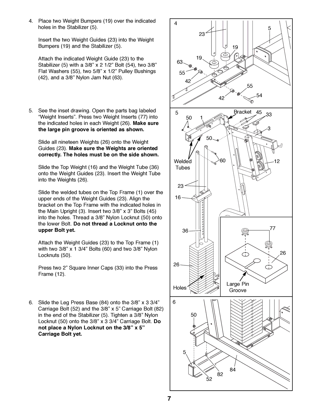 Weider 16.8ST manual 